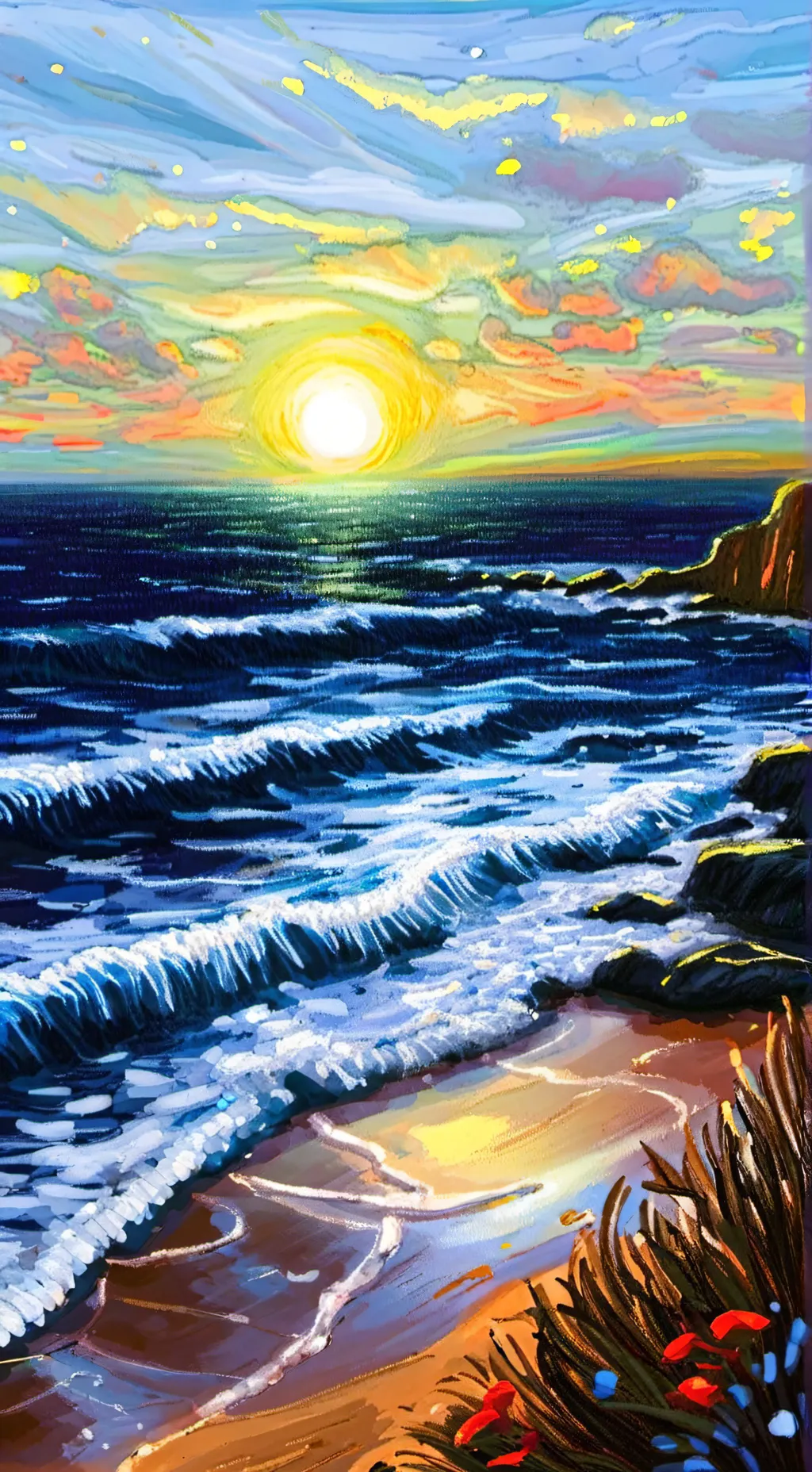 ai character: da alphabet background