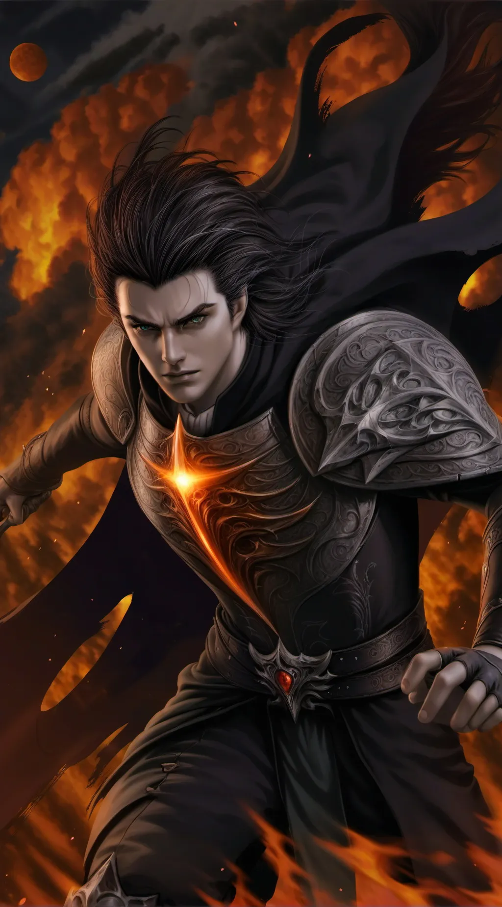 ai character: The monster background