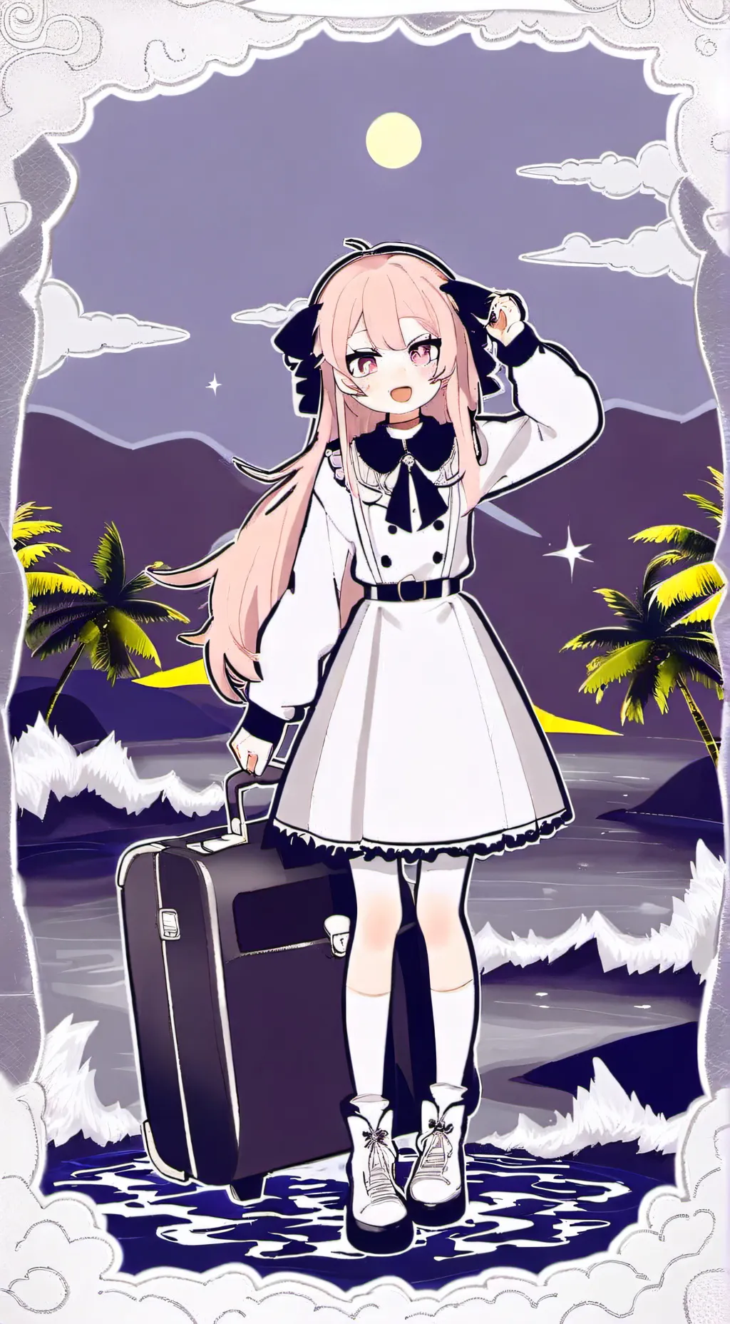 ai character: plane crash background