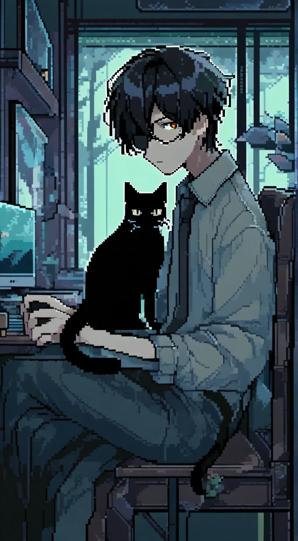 ai character: Alexx and sox  background