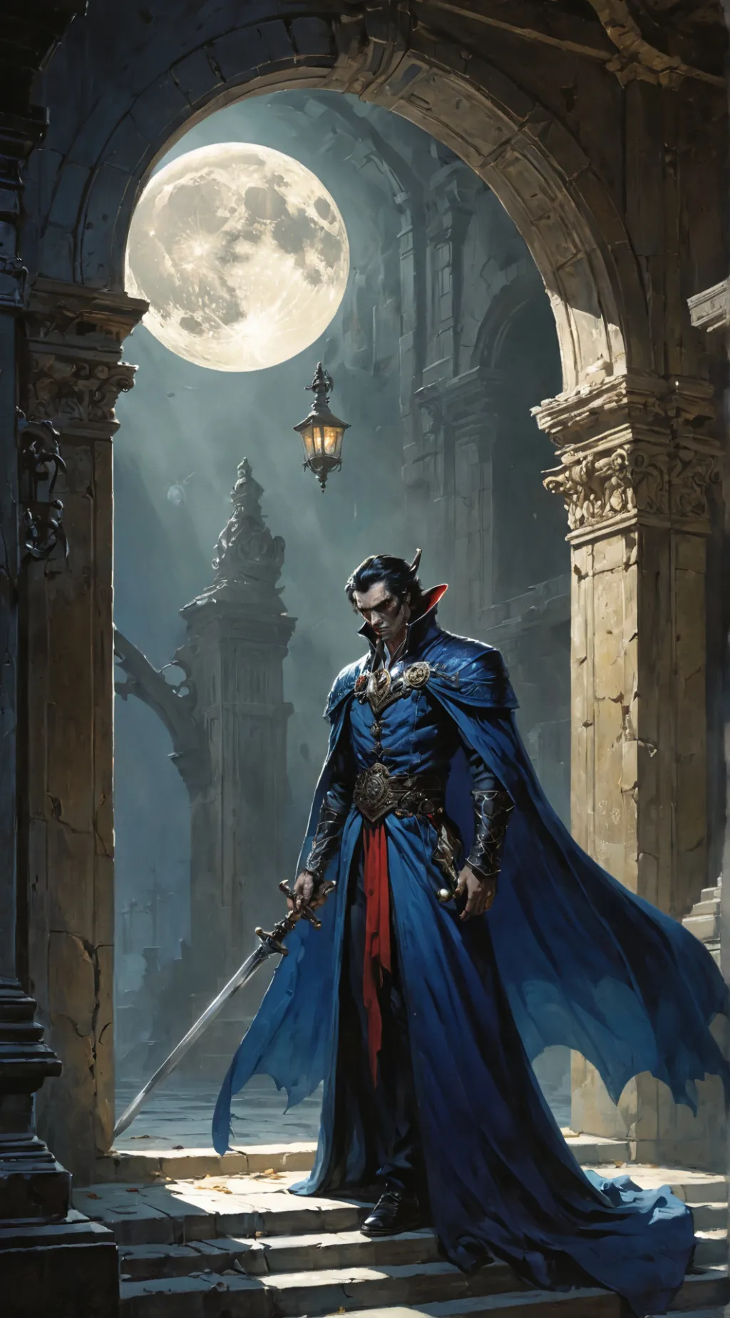 ai character: Lucien background