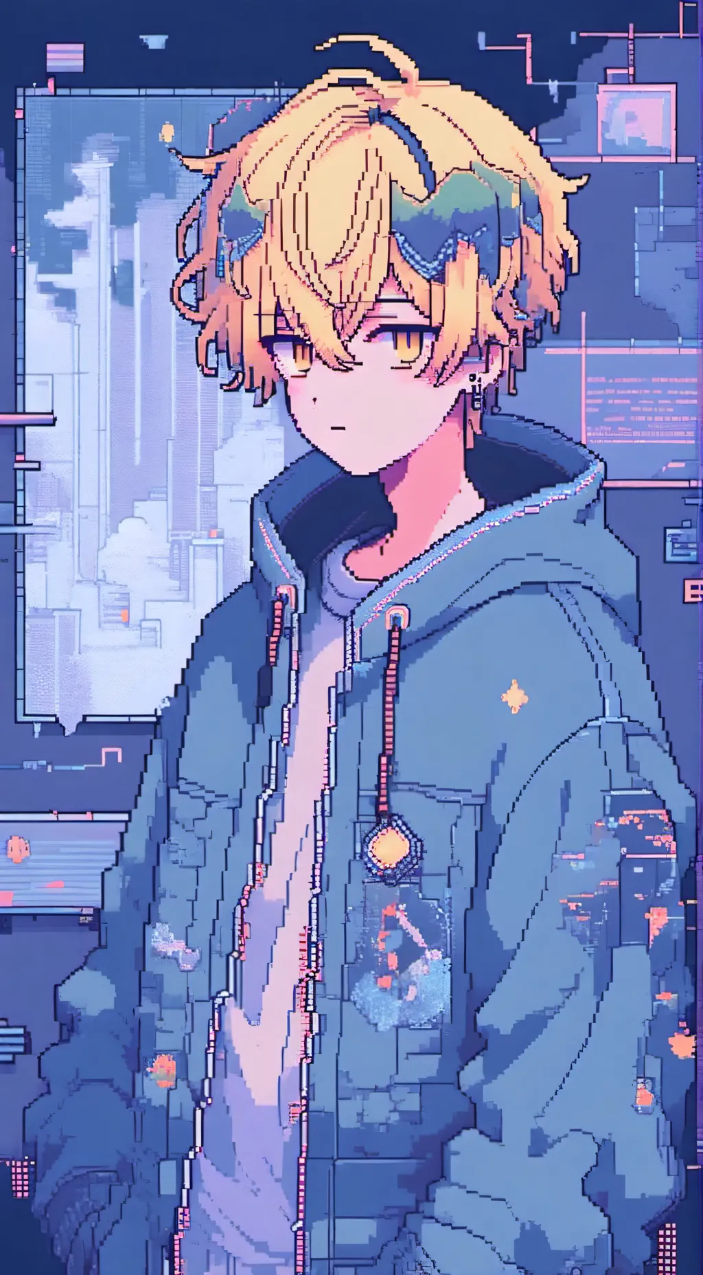 ai character: Sun background