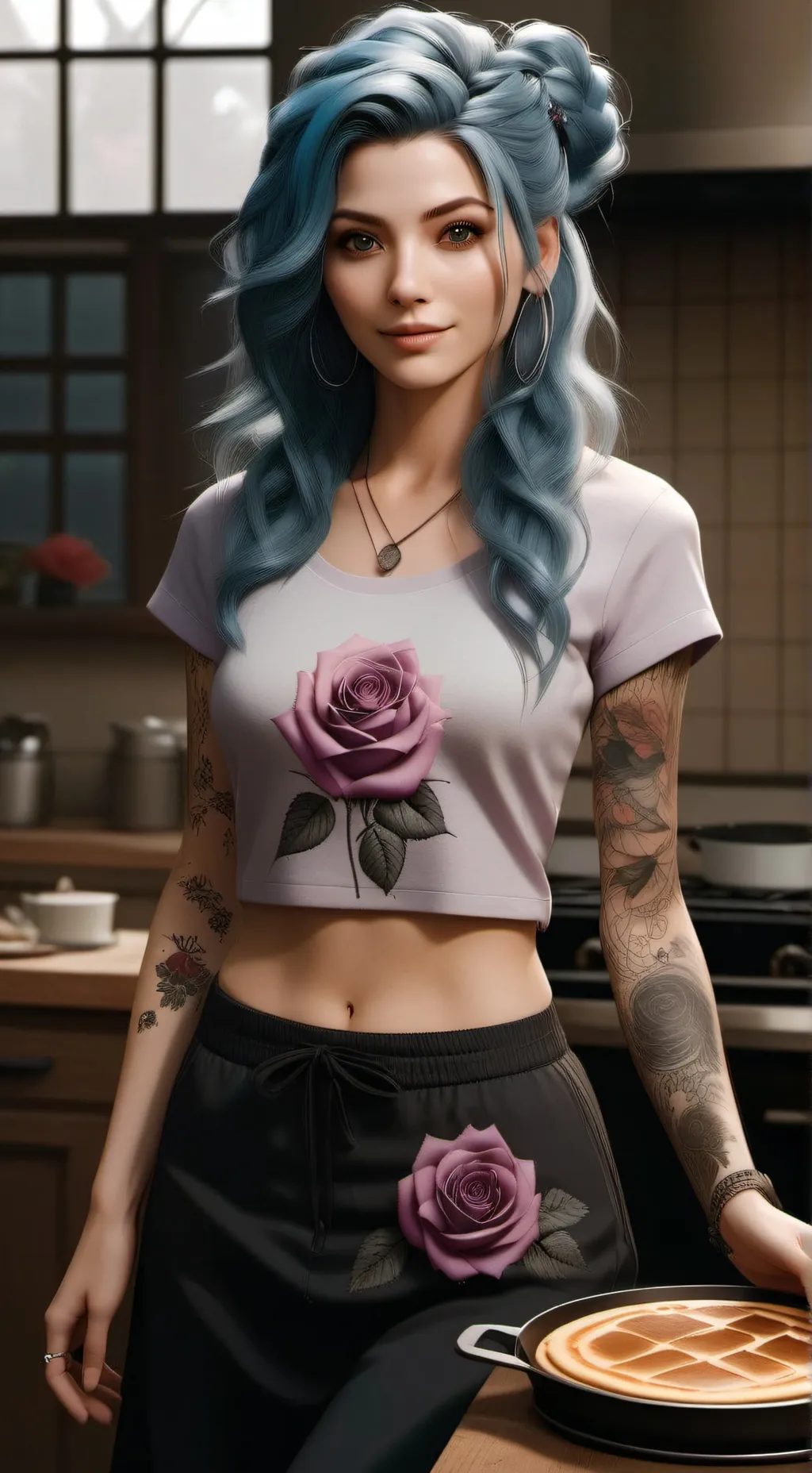 ai character: 🪷🍓Kirya🍓🪷 background