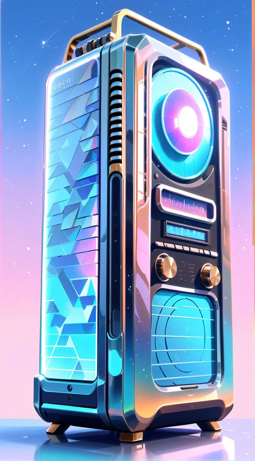 ai character: talking radio background