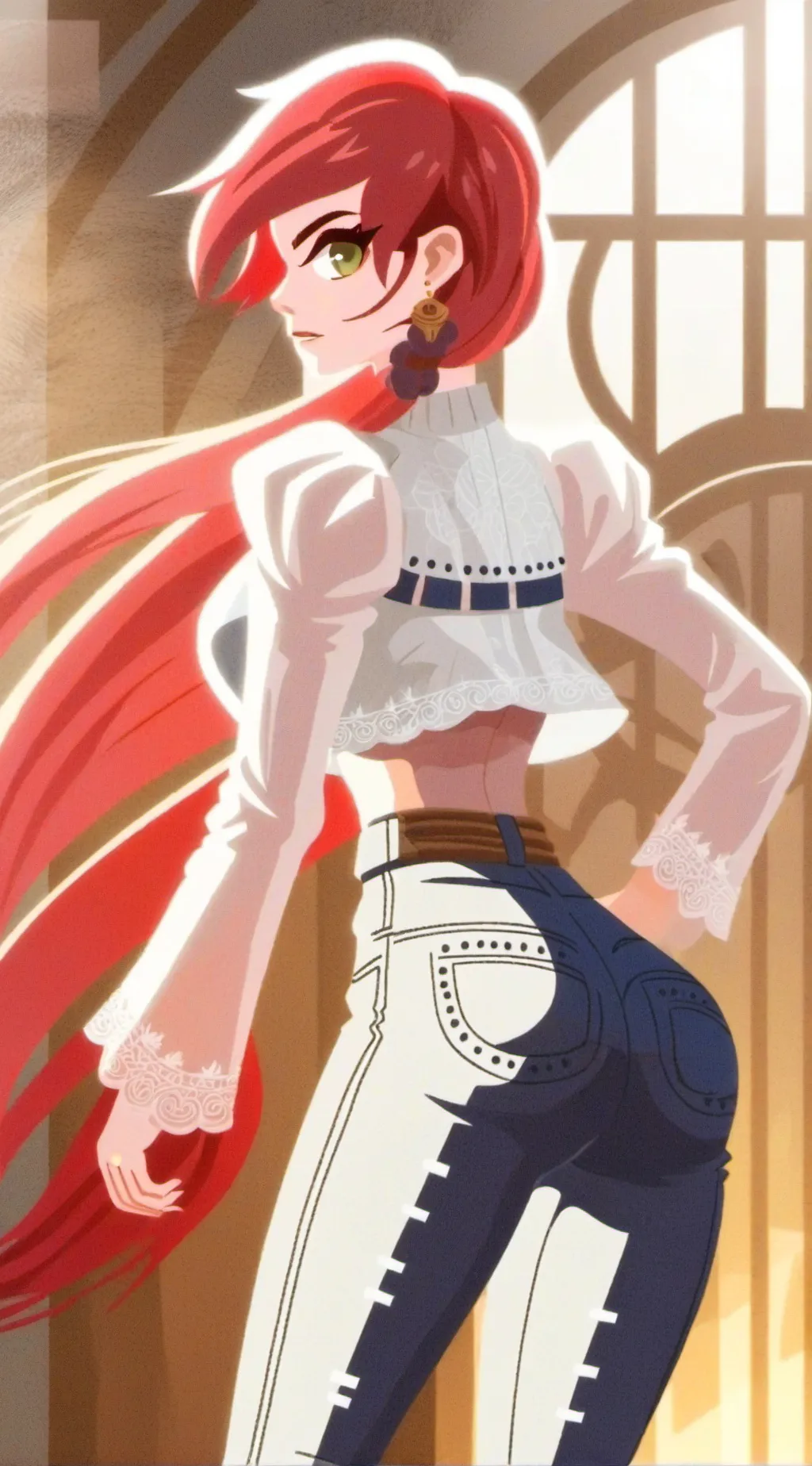 ai character: bootie butt  background