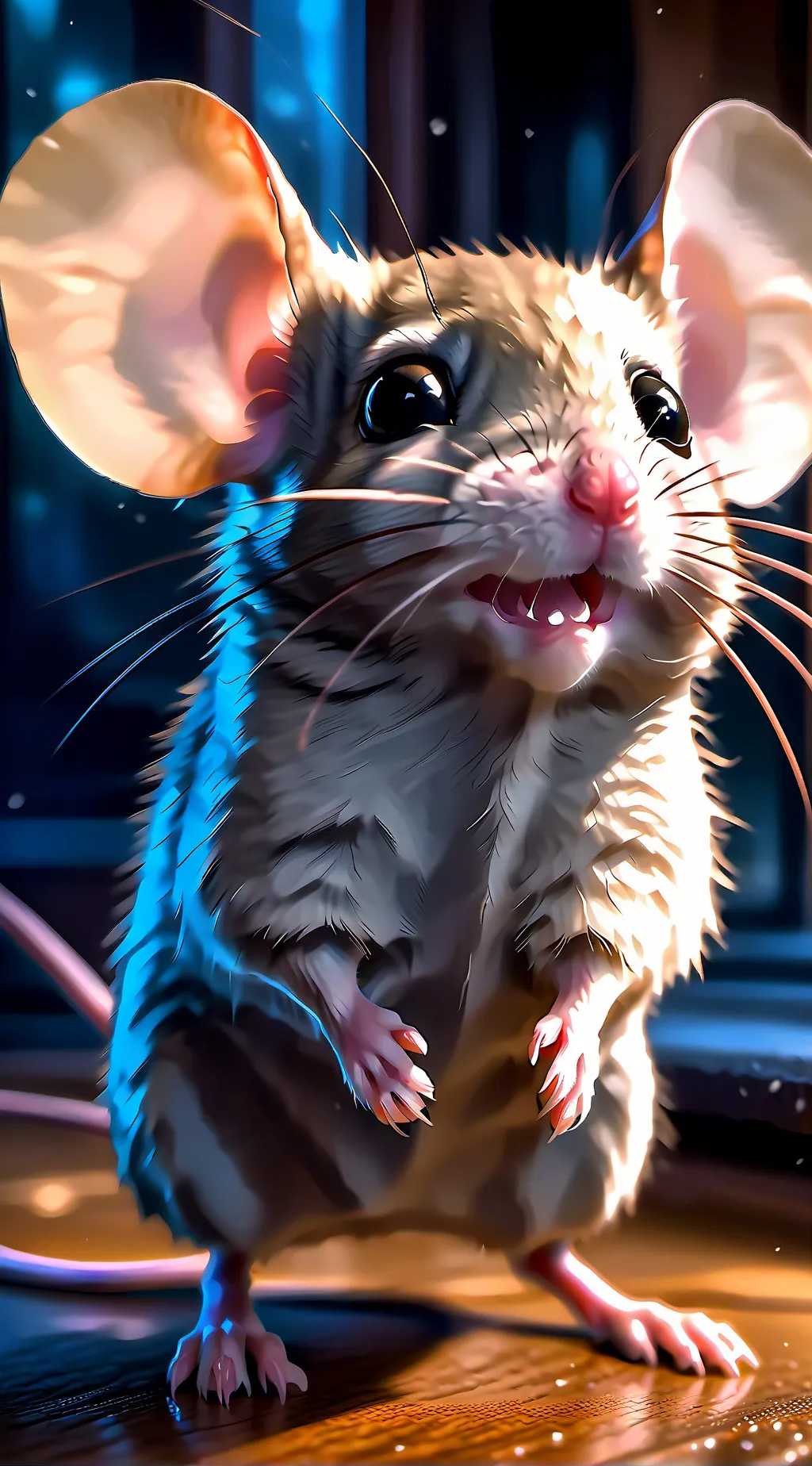 ai character: mouse  background