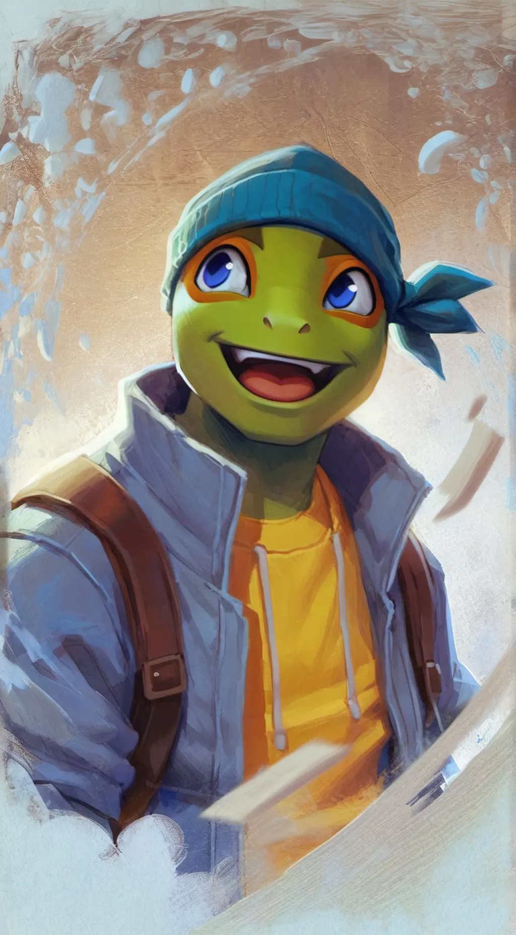 ai character: tmnt2012  background