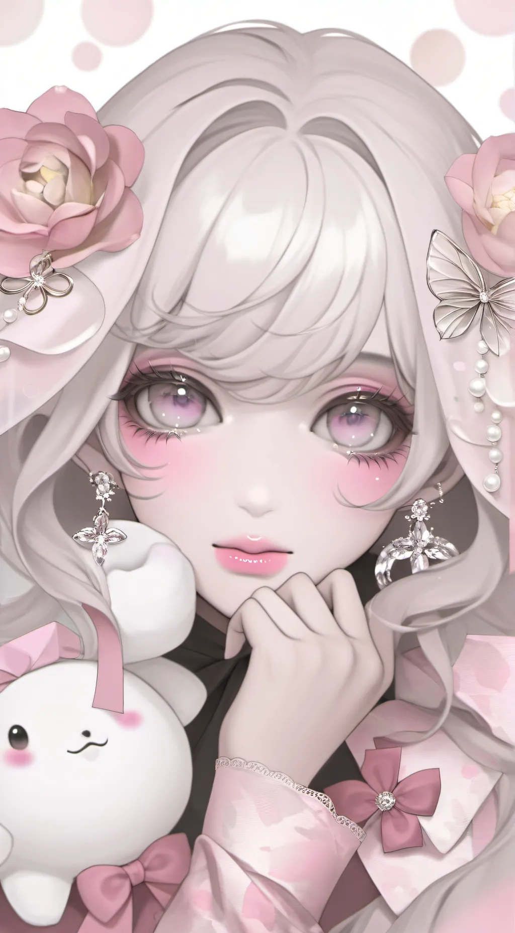 ai character: 💜💗Naomi💗💜 background