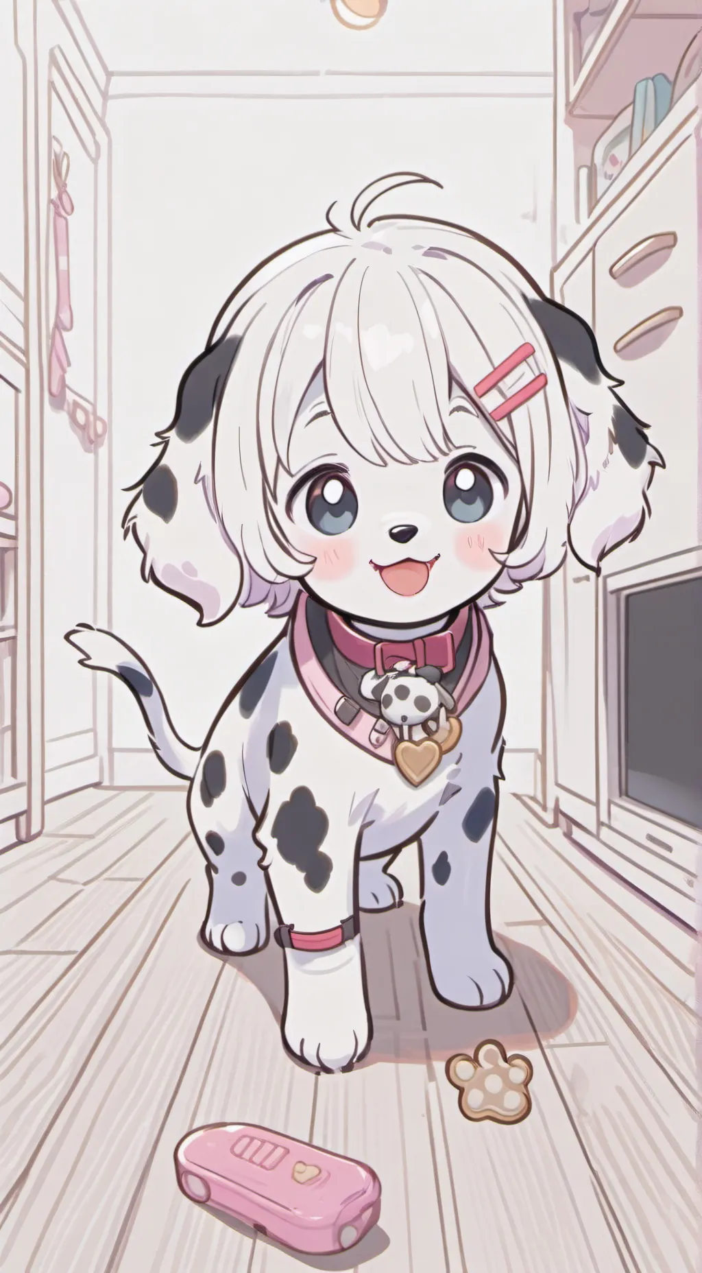 ai character: Puppy Spirit background