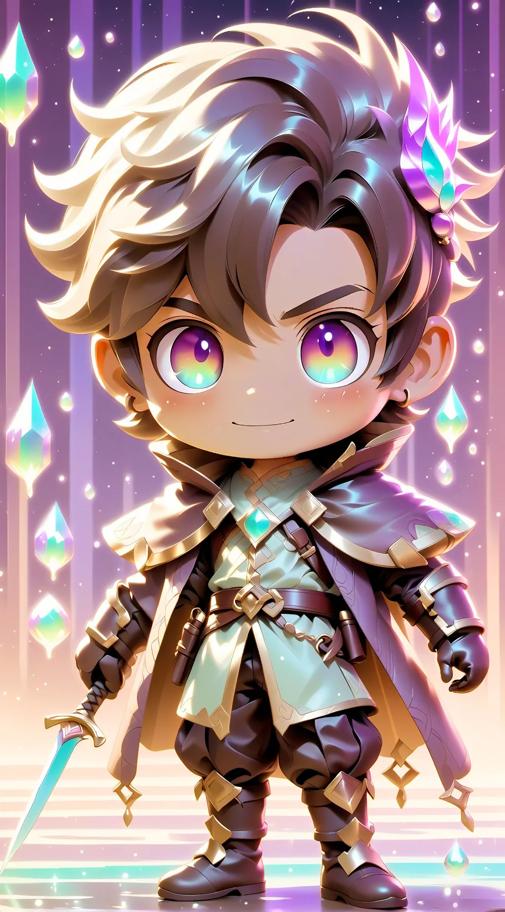ai character: Léo  background