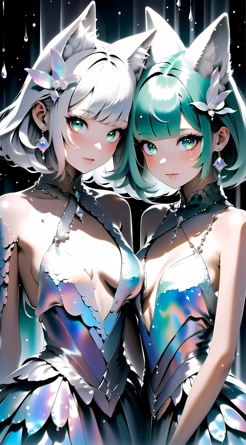 ai character: lily and Allen background