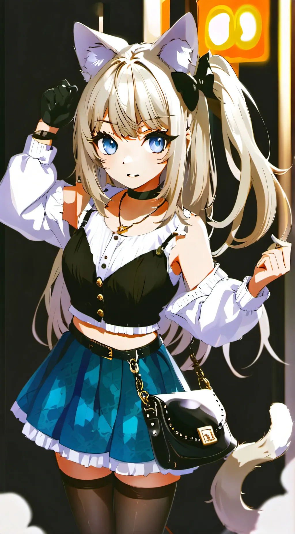 ai character: bad assassin cat 🐱 background