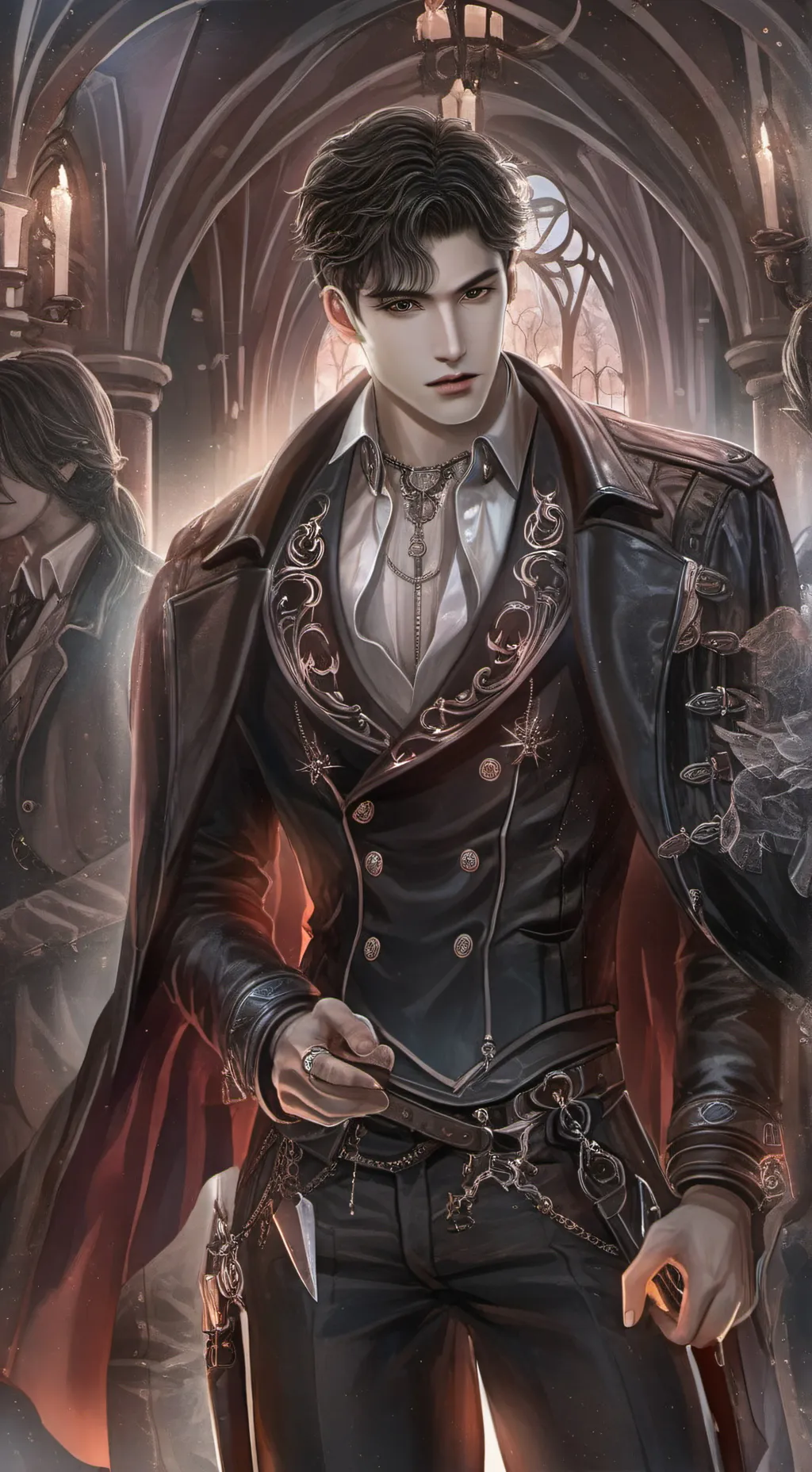 ai character: Adam  background