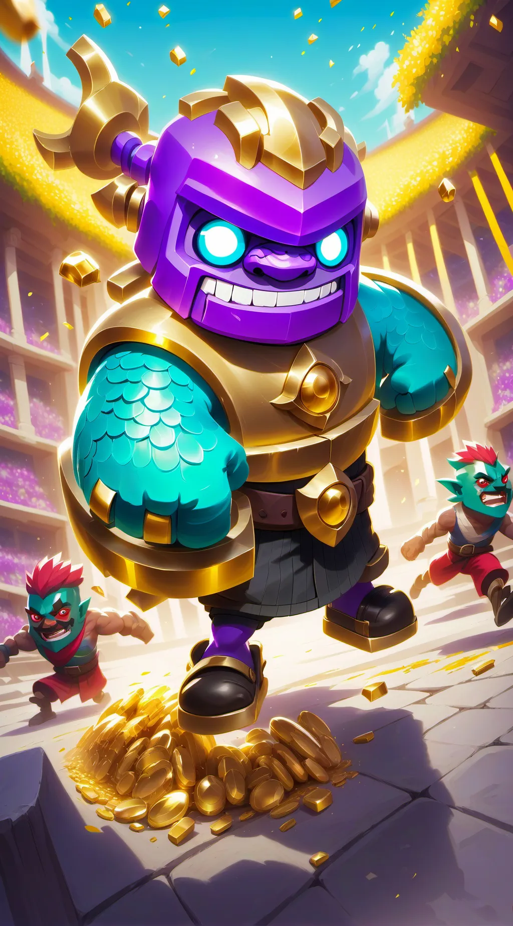 ai character: the giant background