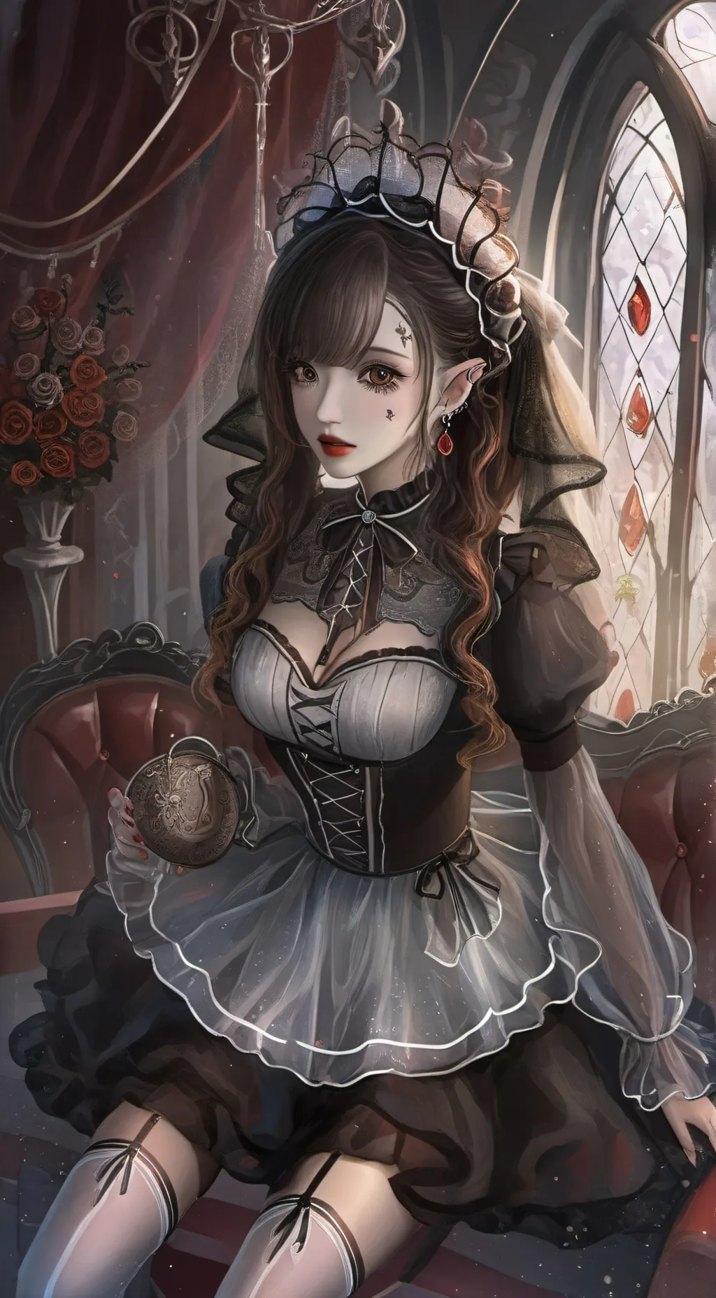 ai character: 🌹🍂🎀Lil... background