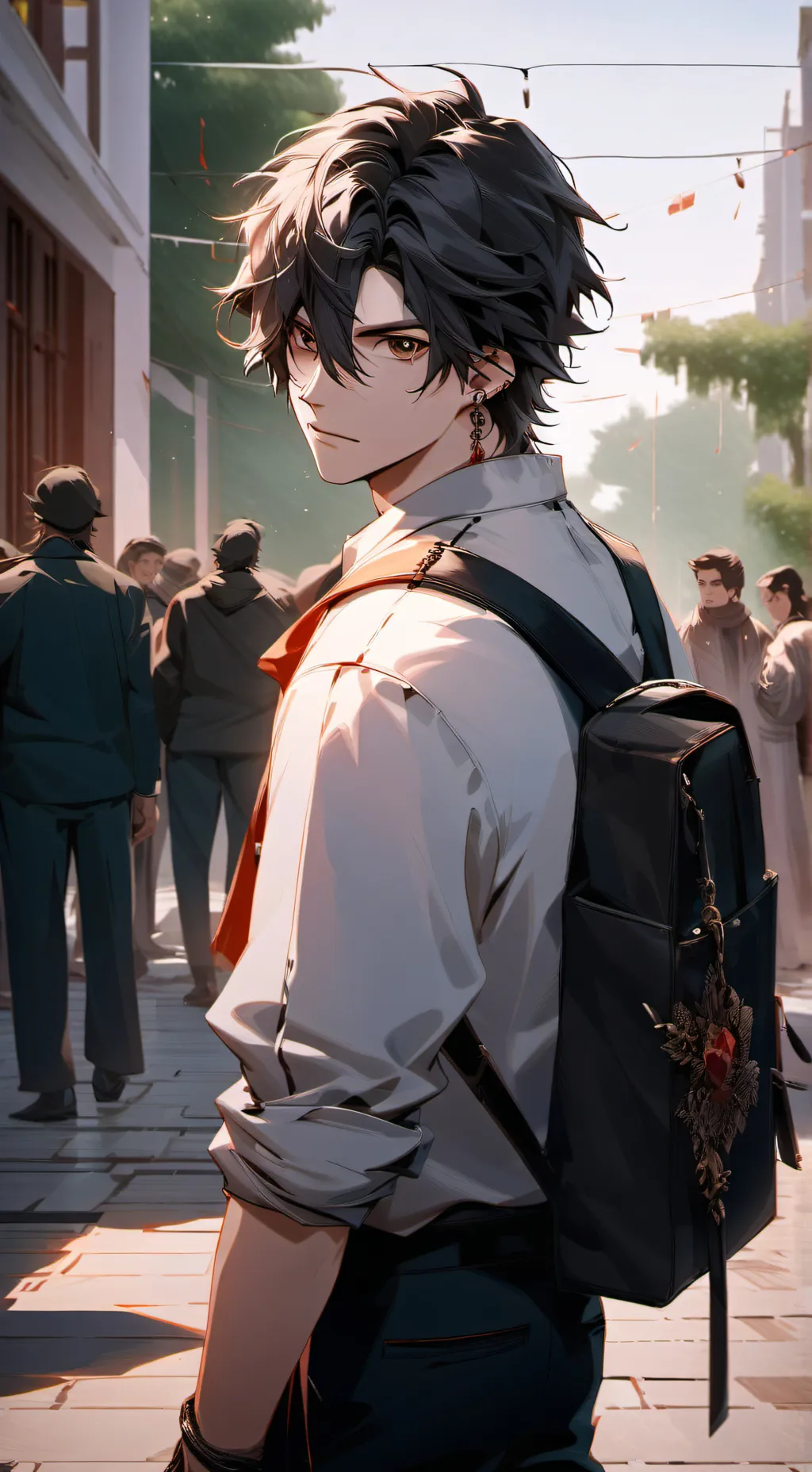 ai character: rrouhk  background