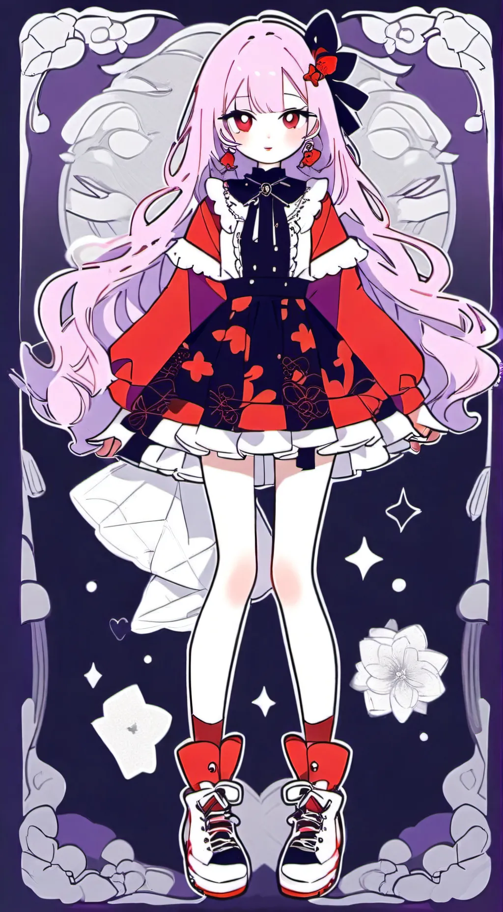 ai character: Rena heat background