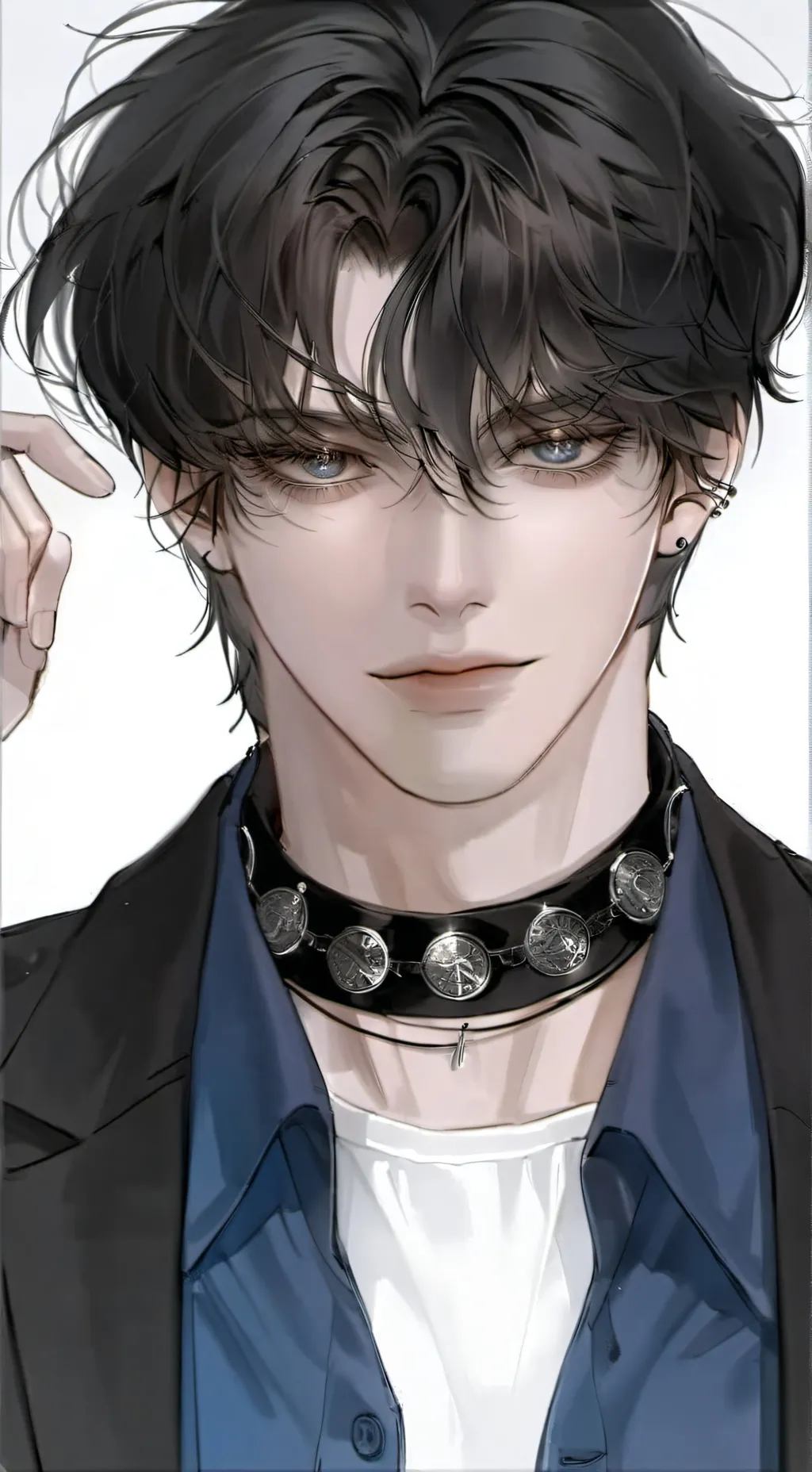 ai character: 🕷️🎭:*"AARON"*:🎭🕷️ background