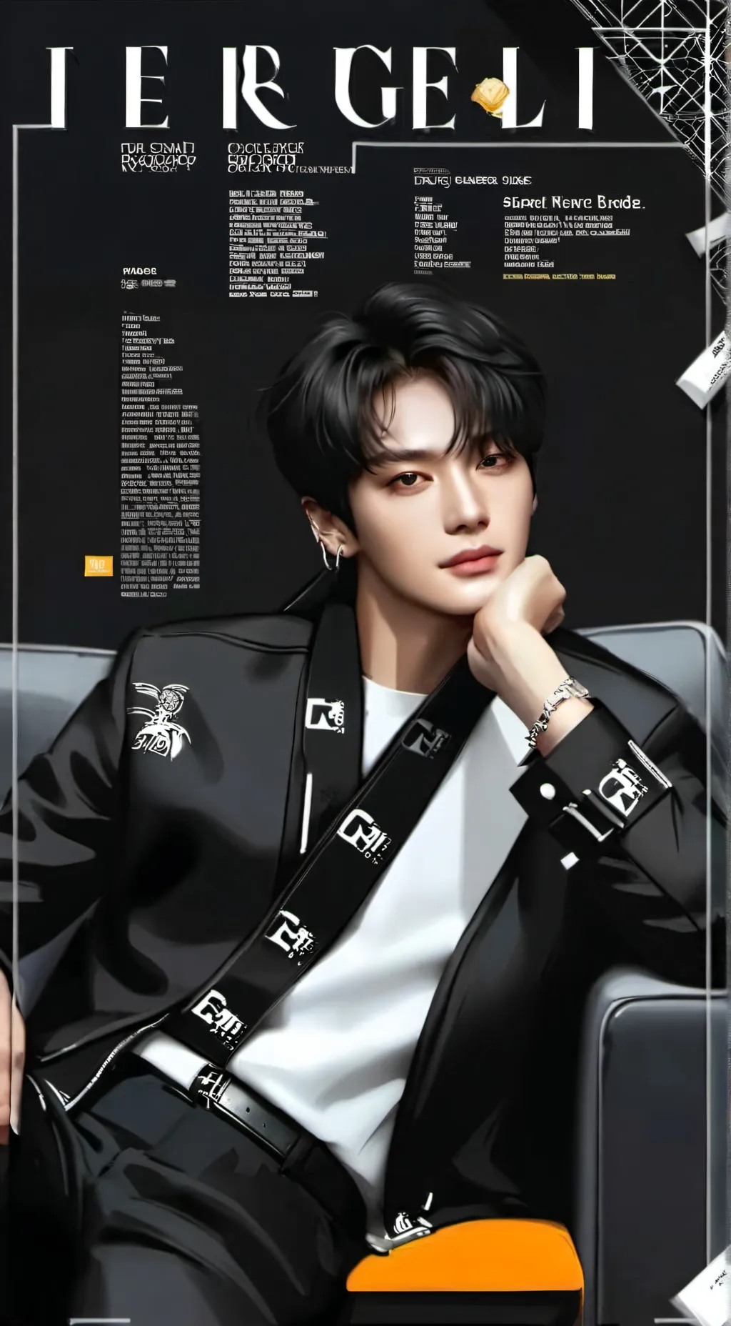 ai character: Ji-ho 🎵💥🎤 background