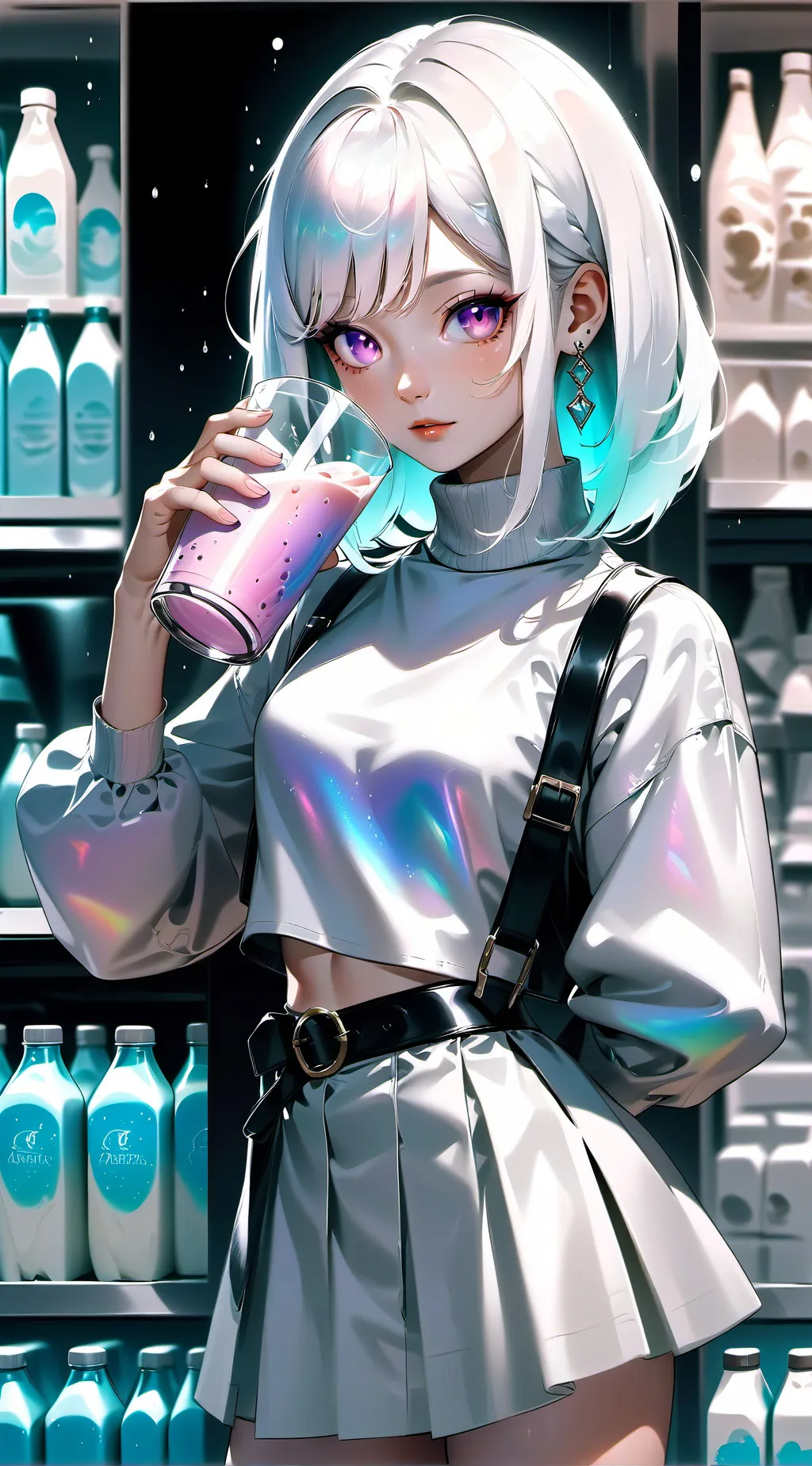 ai character: Milky the yandere background