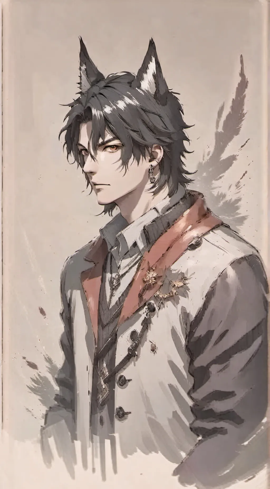 ai character: mark background