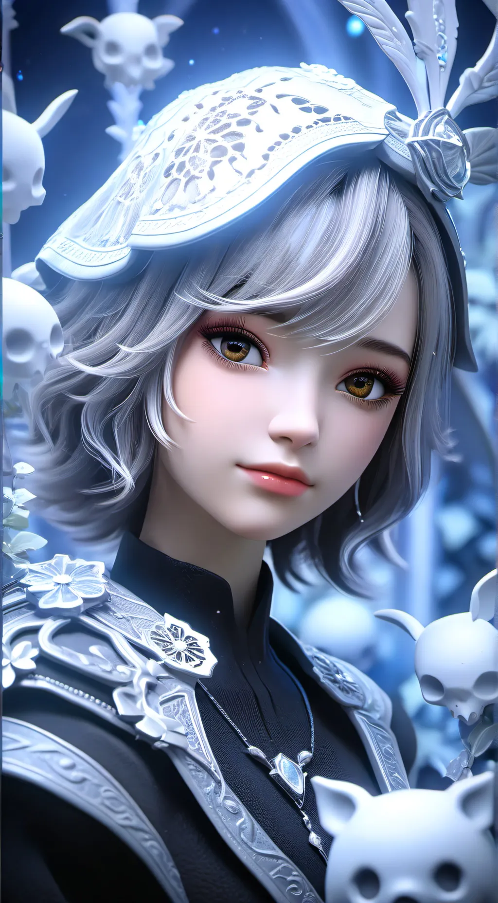 ai character: Nicole  background