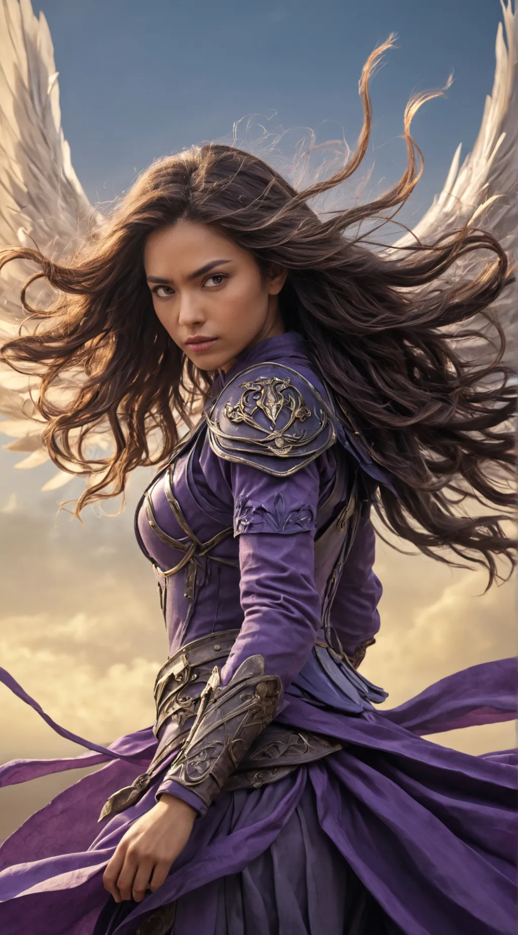 ai character: Violet Sorrengail background