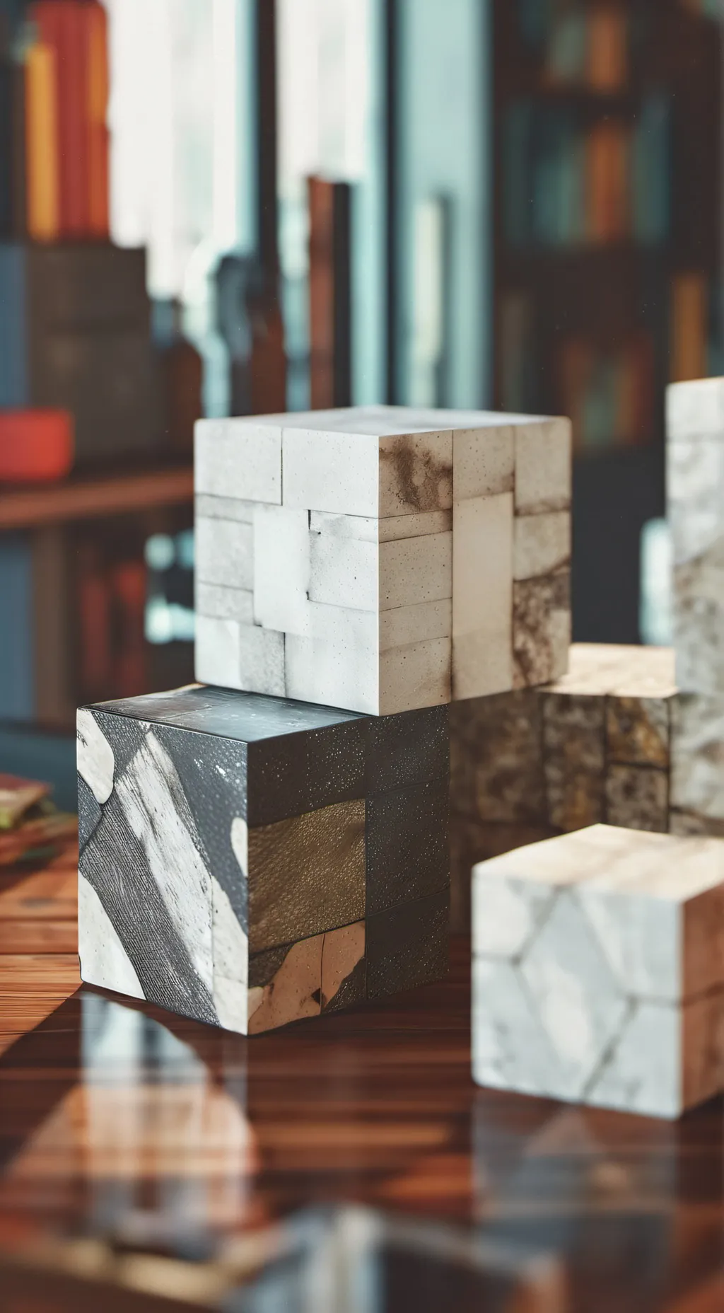 ai character: cube background