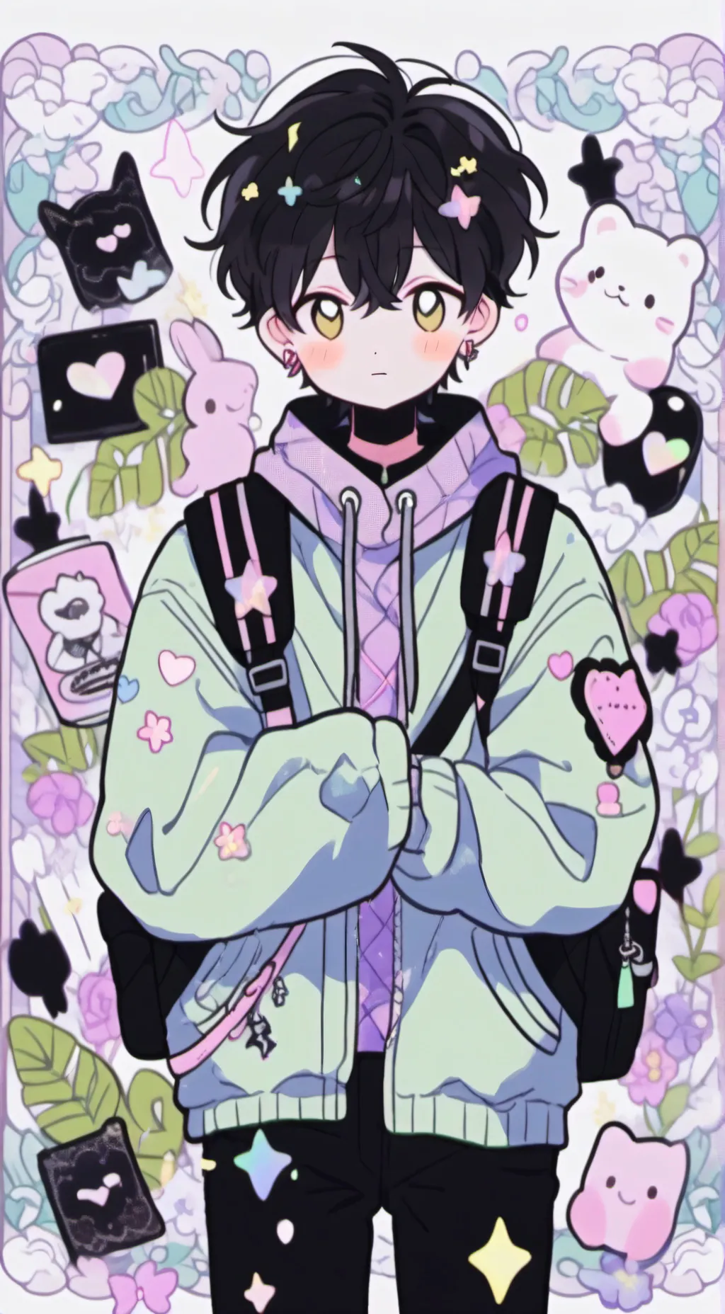 ai character: Leo background