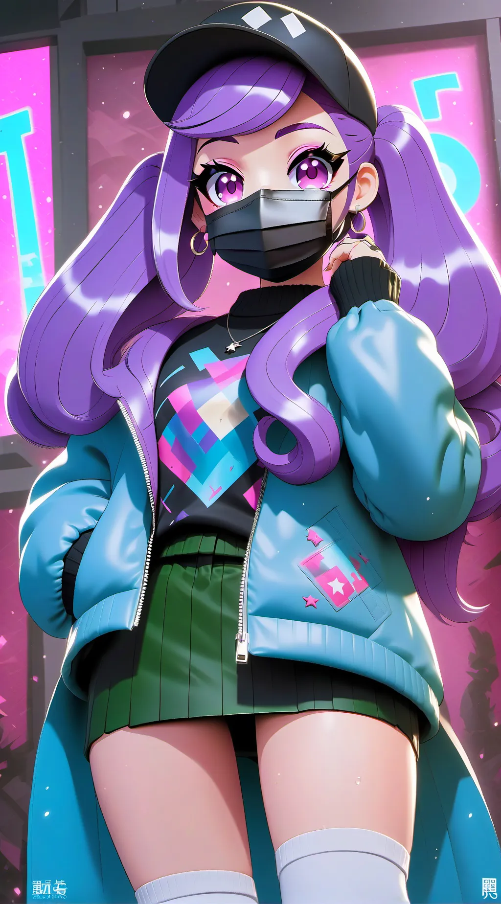 ai character: Diaper girl background