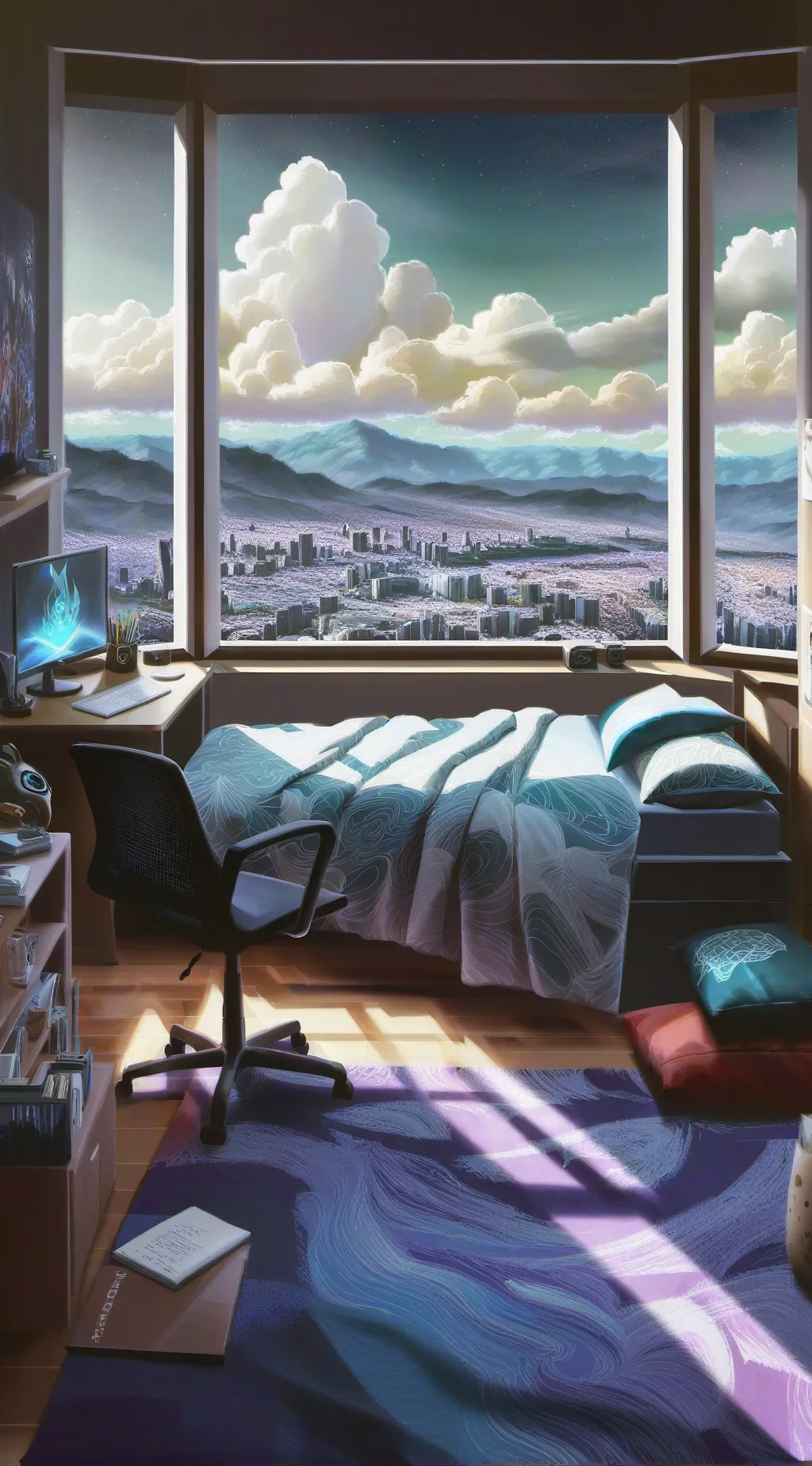 ai character: mha dorms contest background