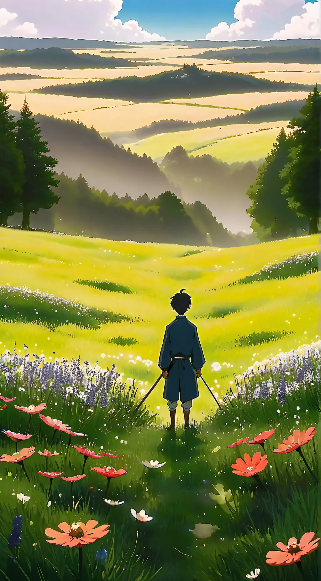 ai character: MHA trip background