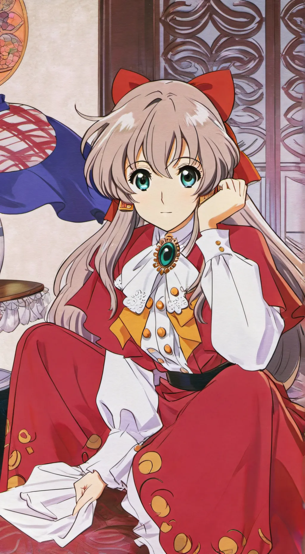 ai character: shows background