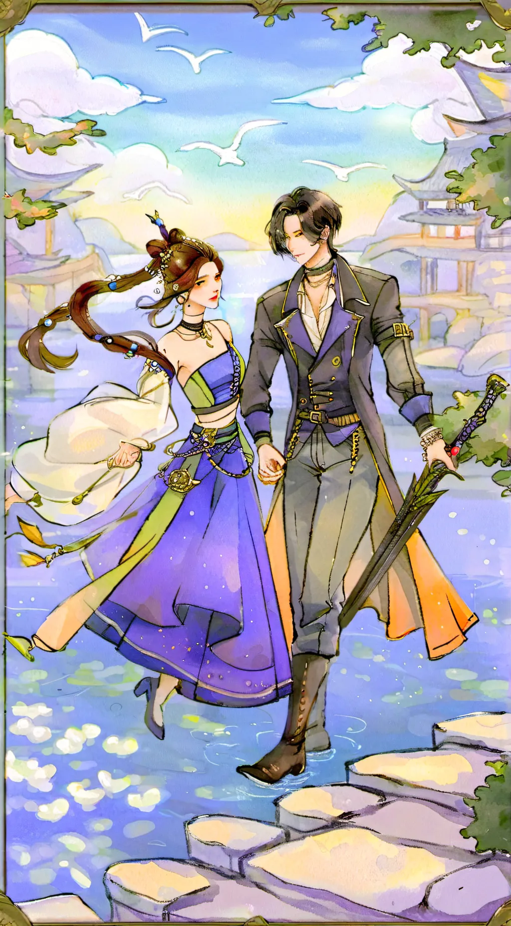 ai character: Romance background