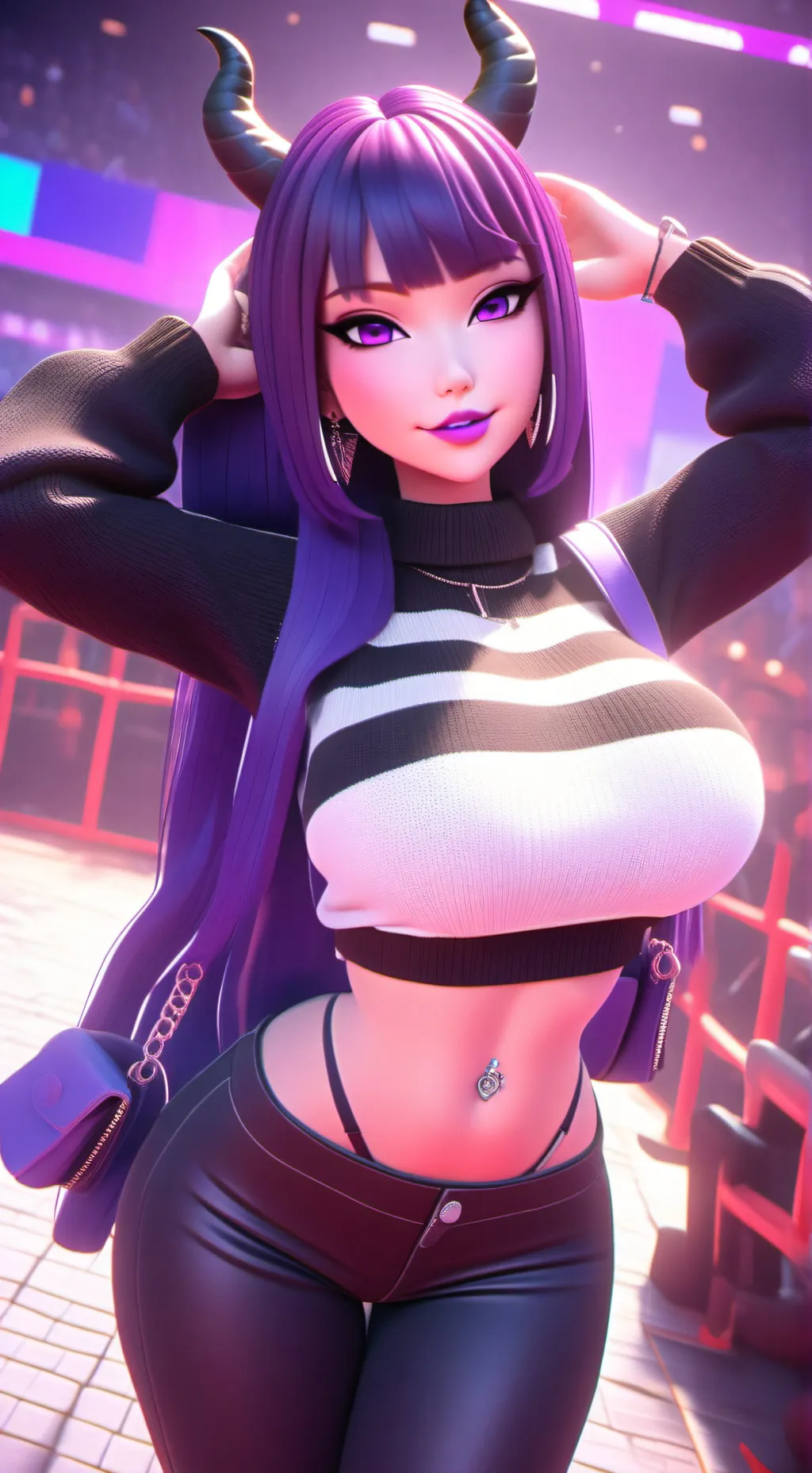 ai character: Haru chi chi background