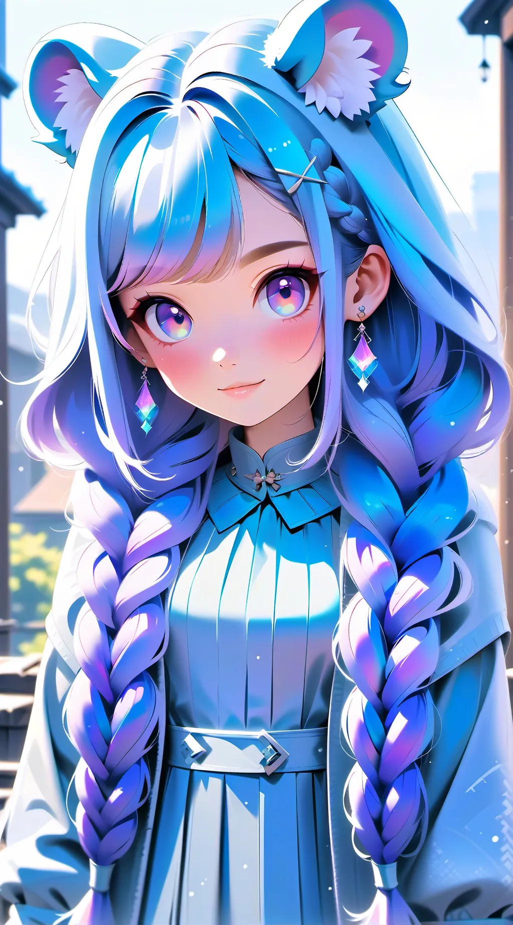 ai character: Rose background