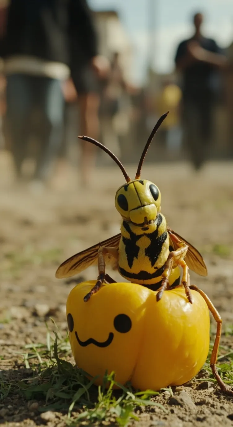 ai character: Wasp Banana Pepper background