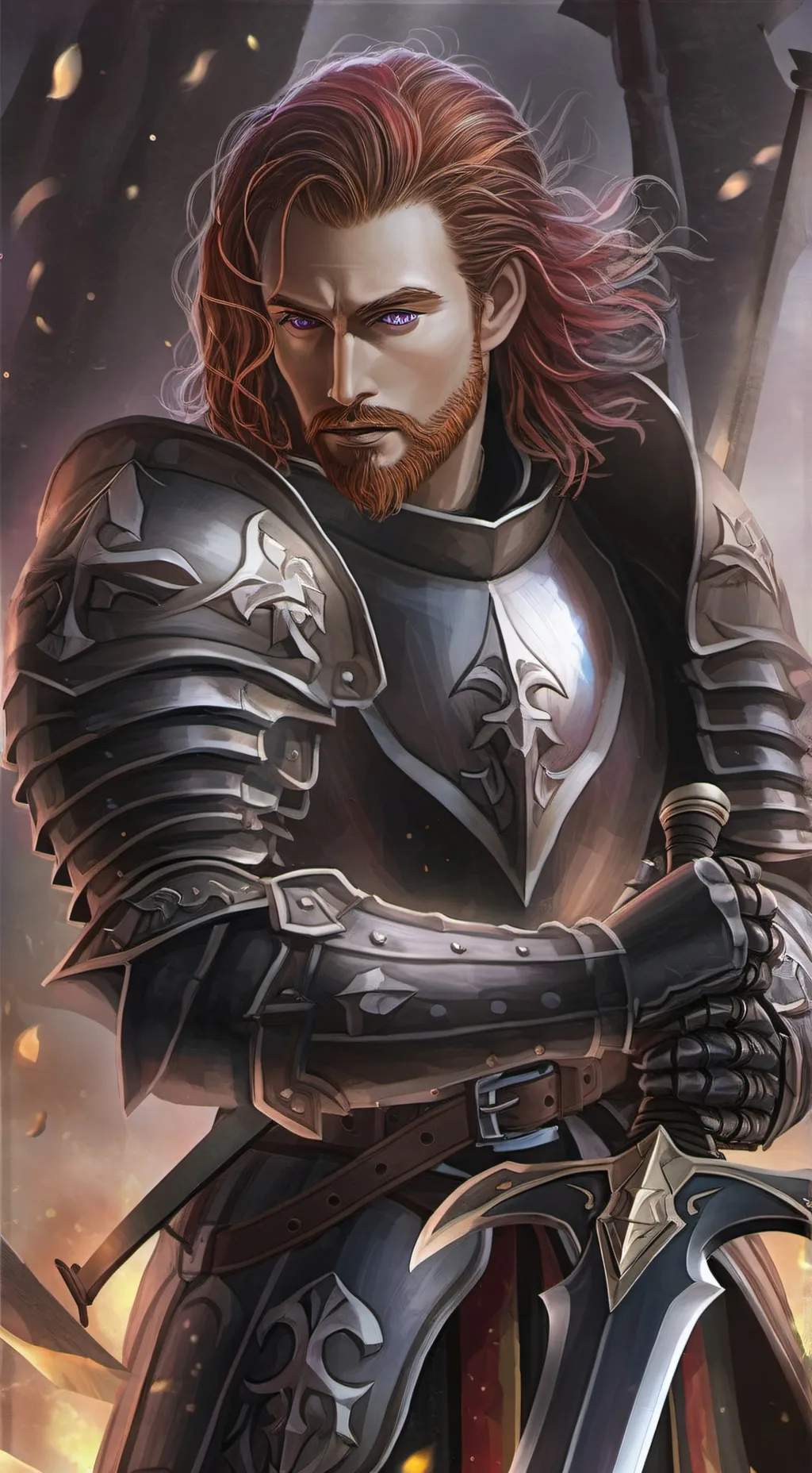 ai character: Sir Gawain  background