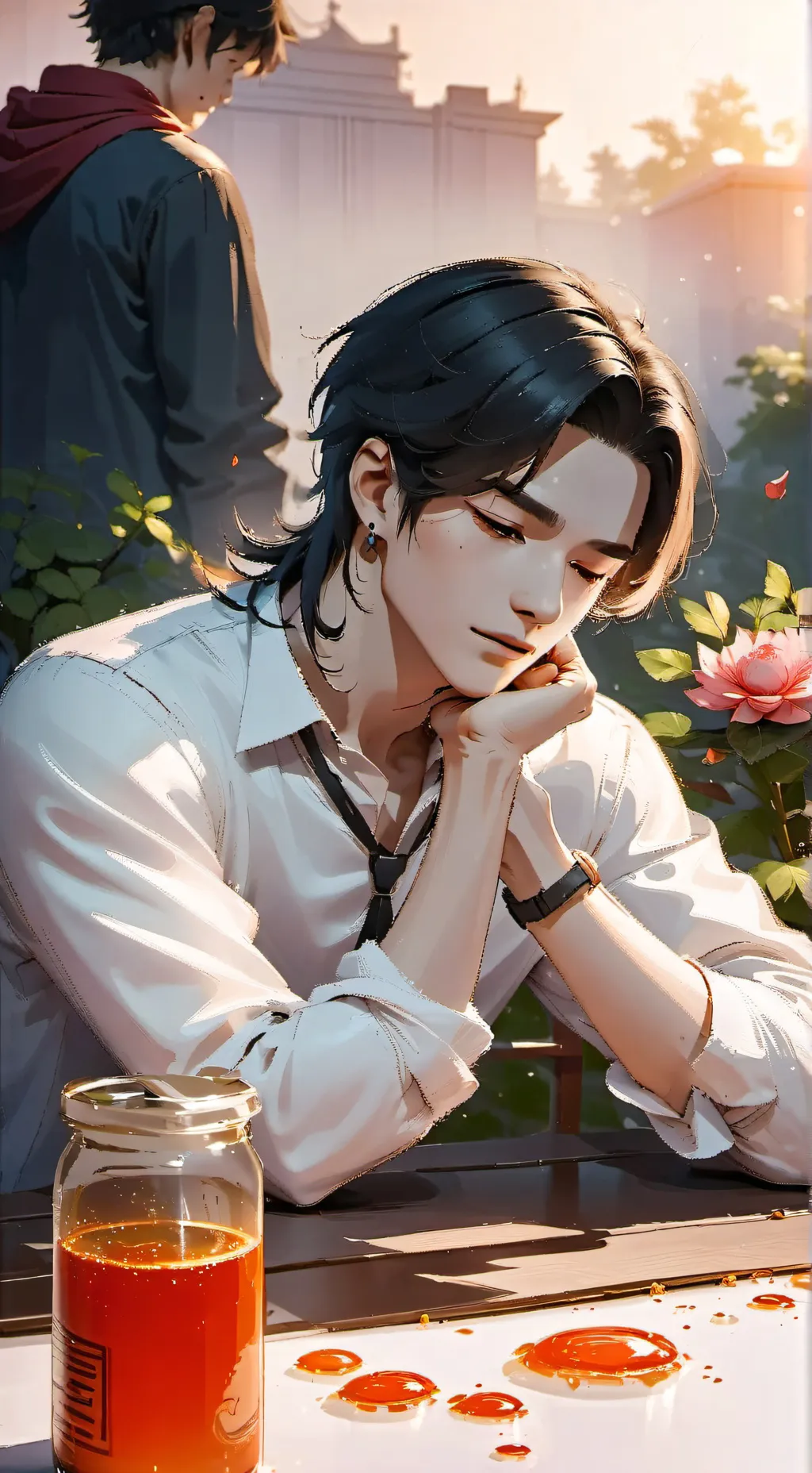 ai character: kind background