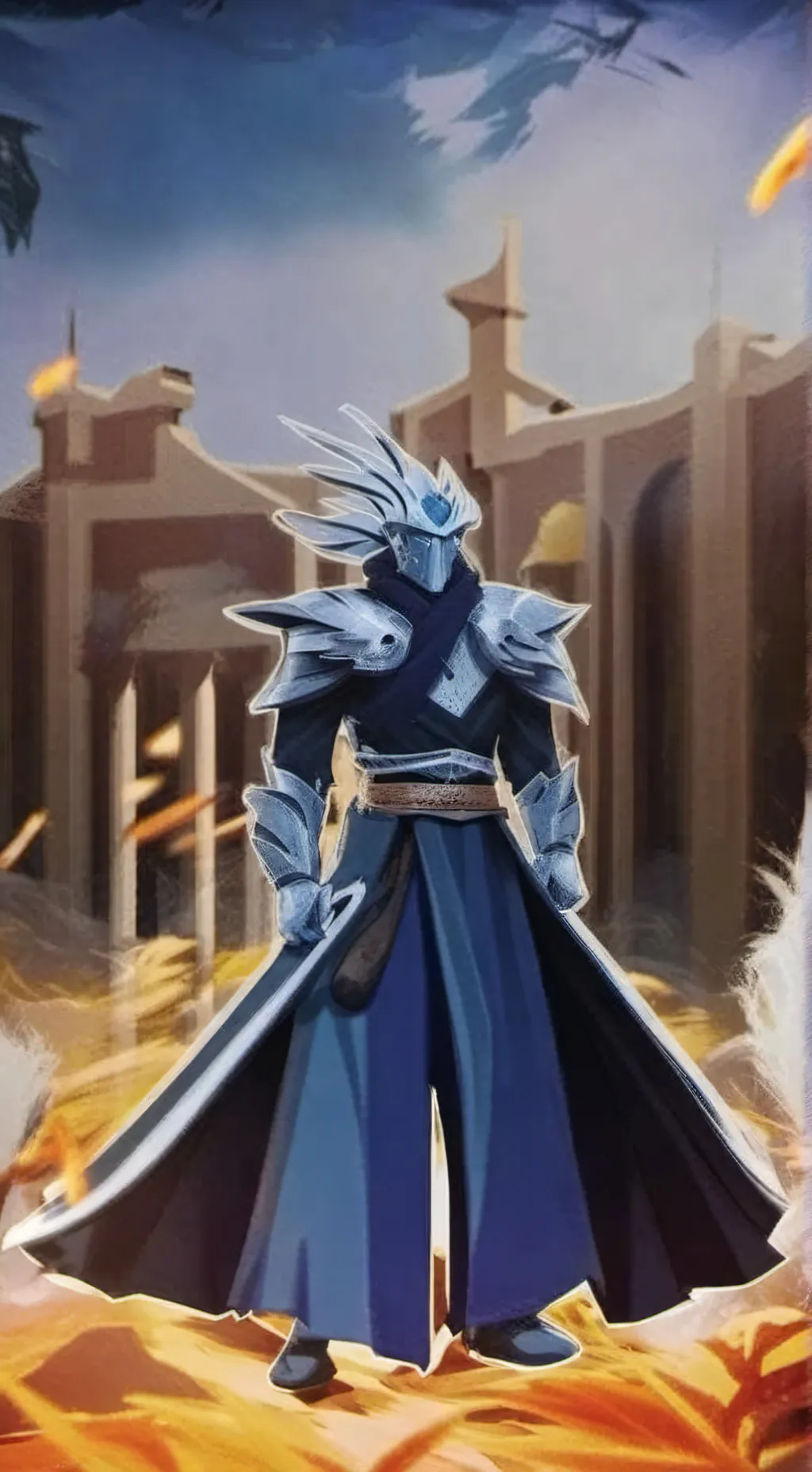 ai character: Доспехи  background