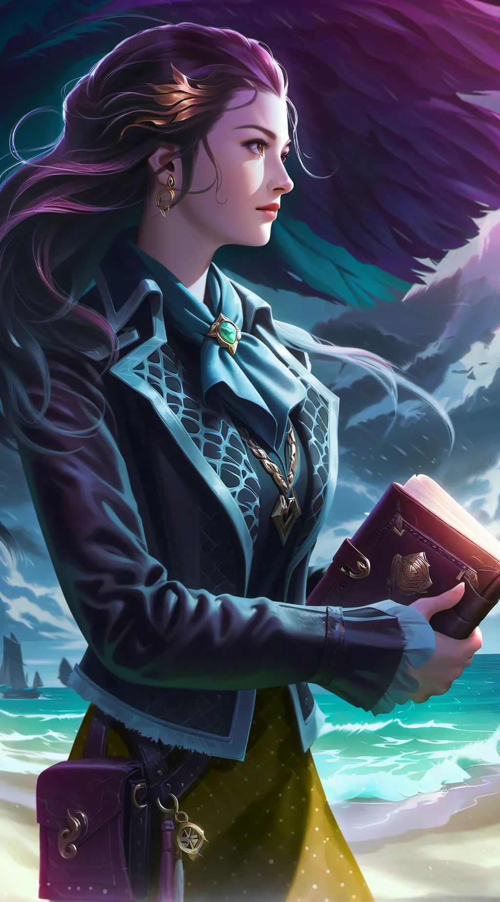 ai character: Naruto 🌑🖤 background