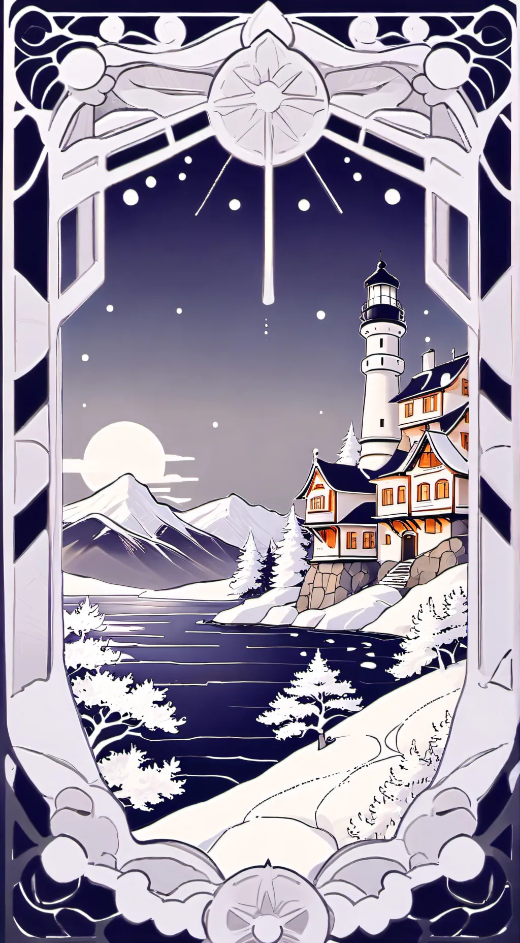 ai character: ❄Invierno❄ background