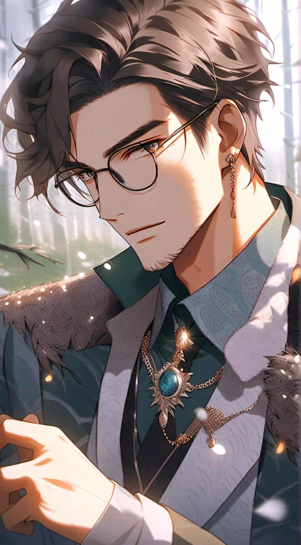 ai character: Spencer Shaw background