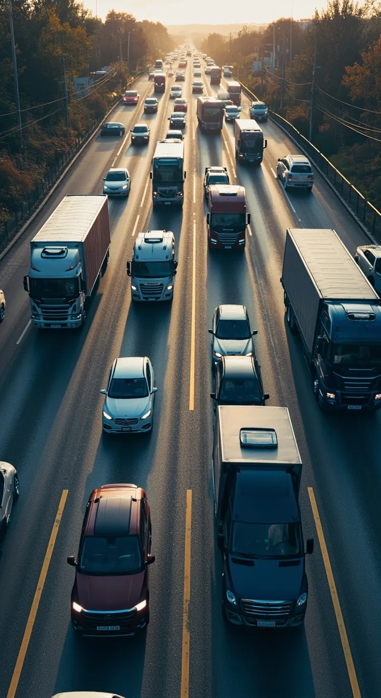 ai character: Highway background