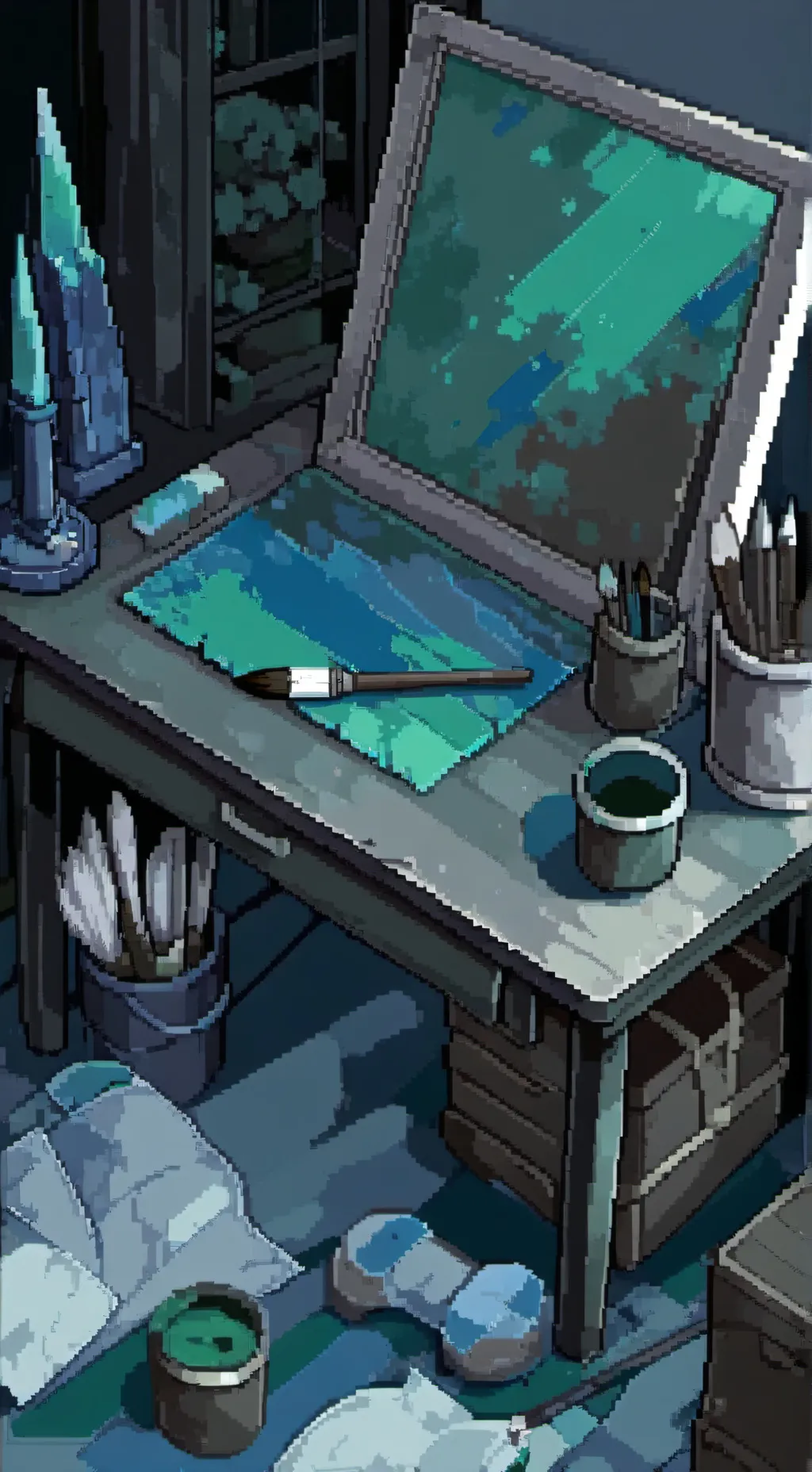 ai character: 🌠🖌🔵Epic mickey🟢🖌 🌠 background