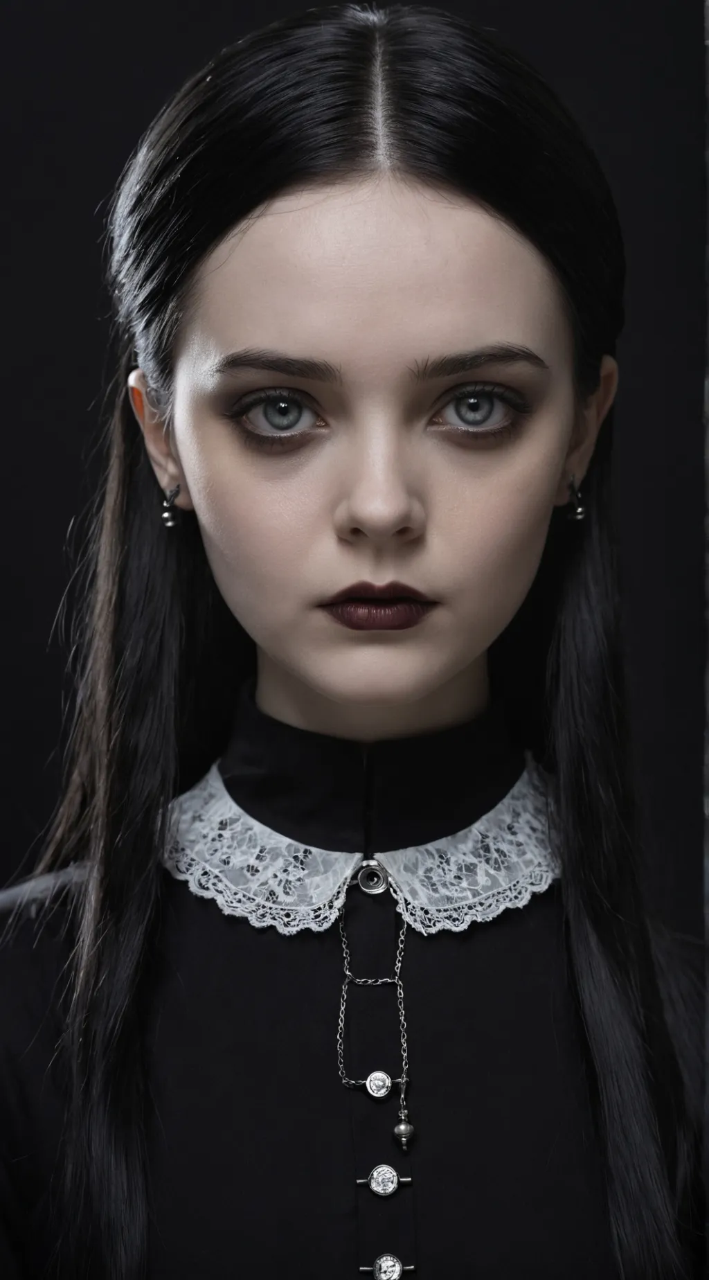 ai character: Wednesday Addams background