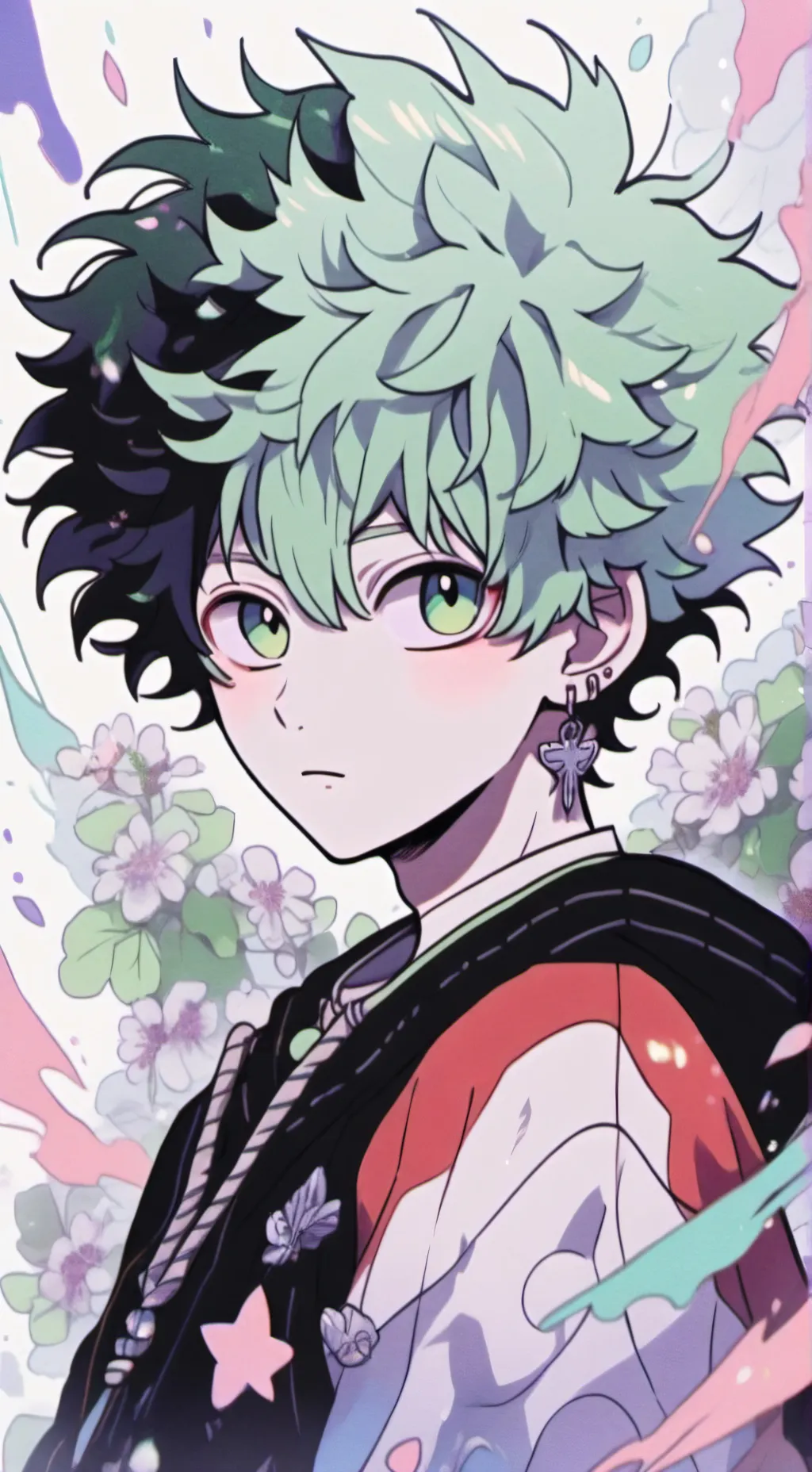 ai character: deku background