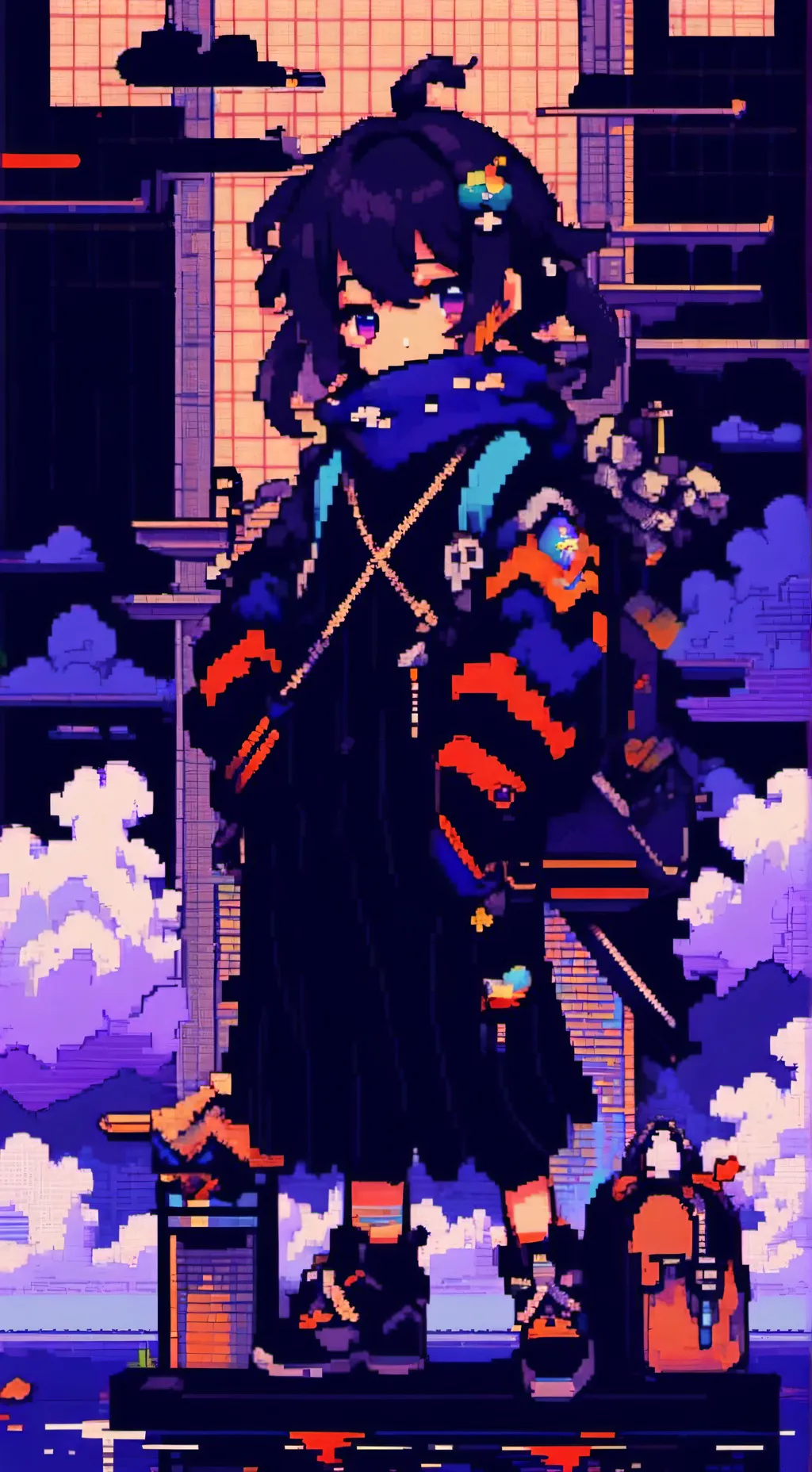 ai character: Human Boeing 747 background