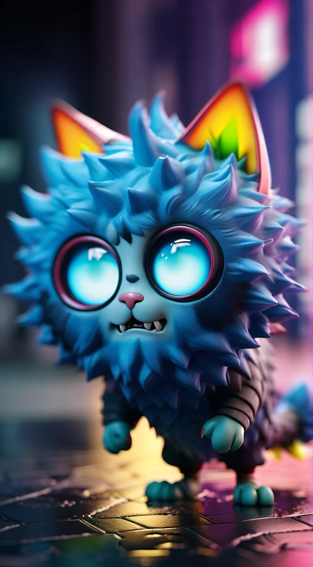 ai character: gorefield  background