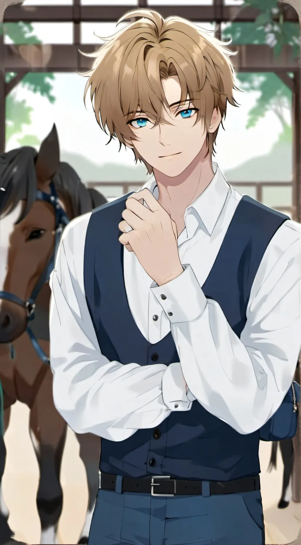 ai character: 🌾Alexander 🐎 background